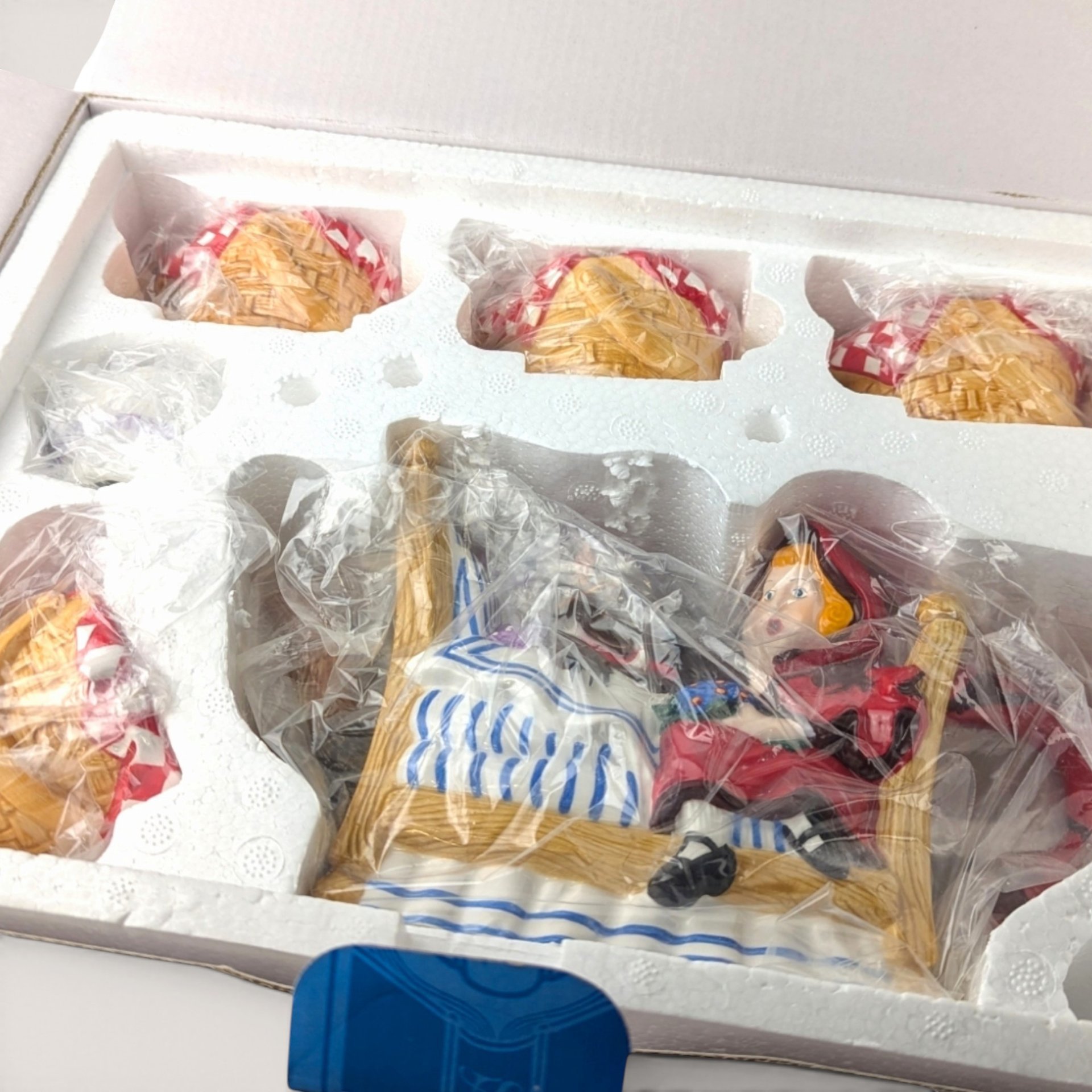 Vintage Dept 56 Little Red Riding Hood Teapot Set