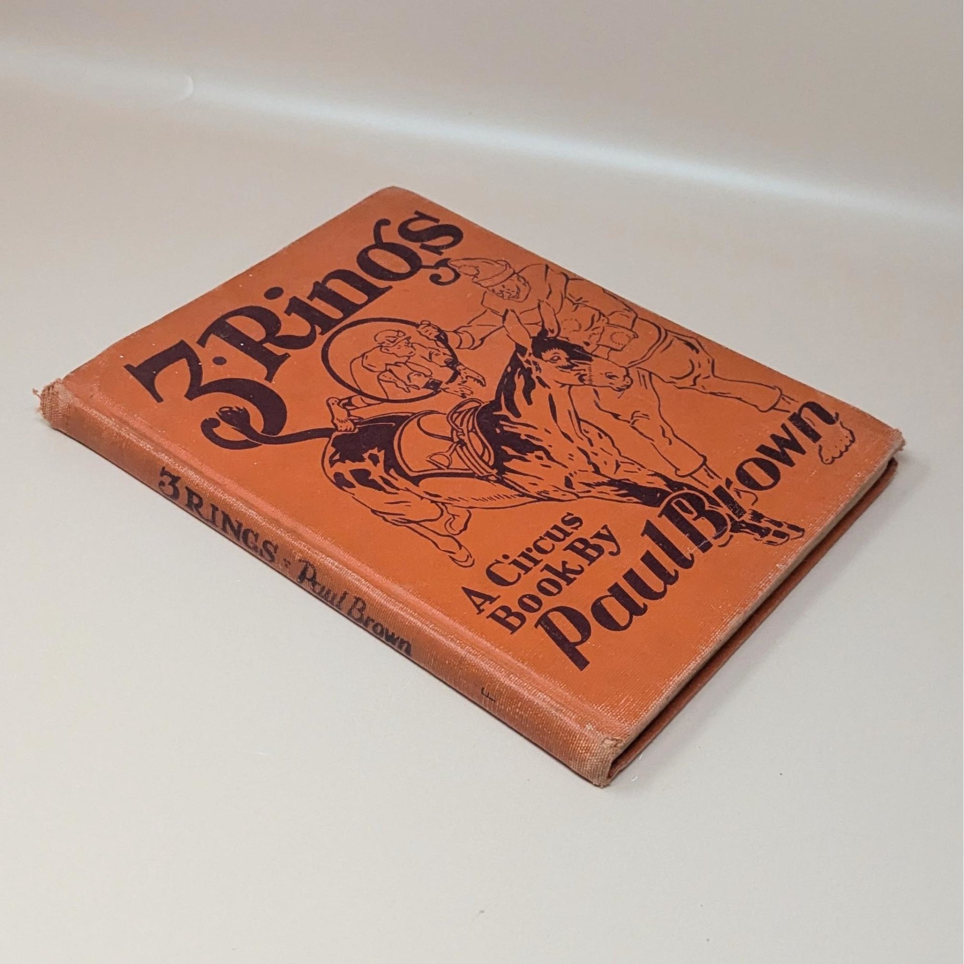 1938 3 Rings A Circus Book by Paul Brown