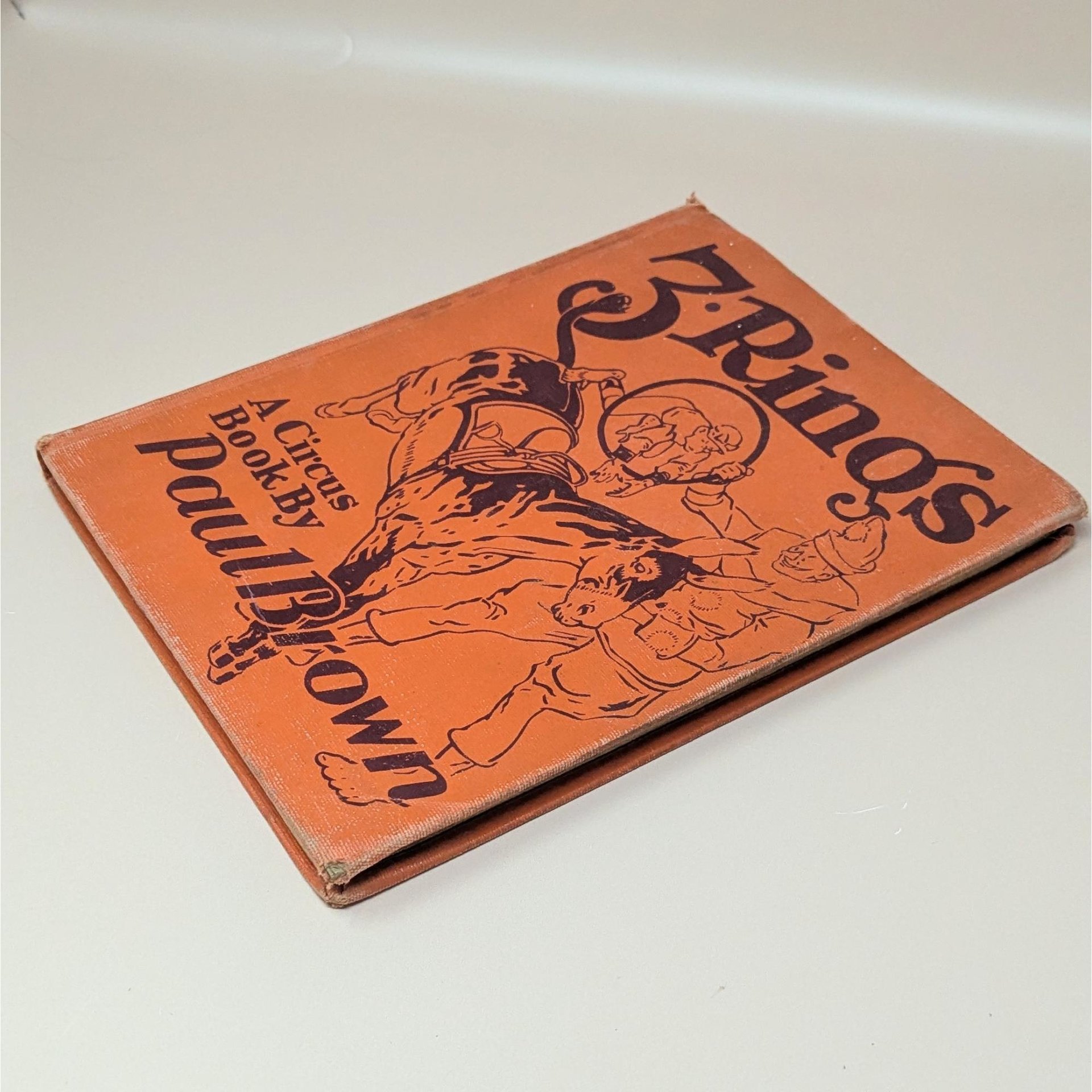 1938 3 Rings A Circus Book by Paul Brown