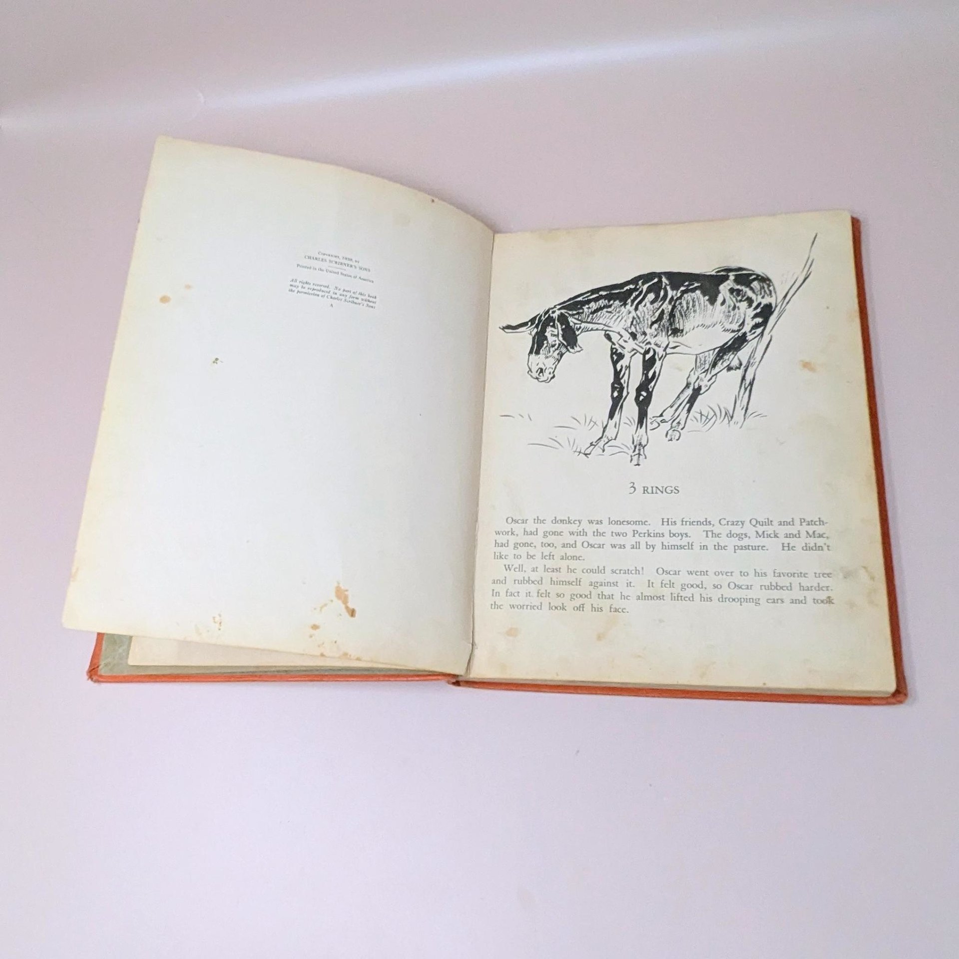 1938 3 Rings A Circus Book by Paul Brown