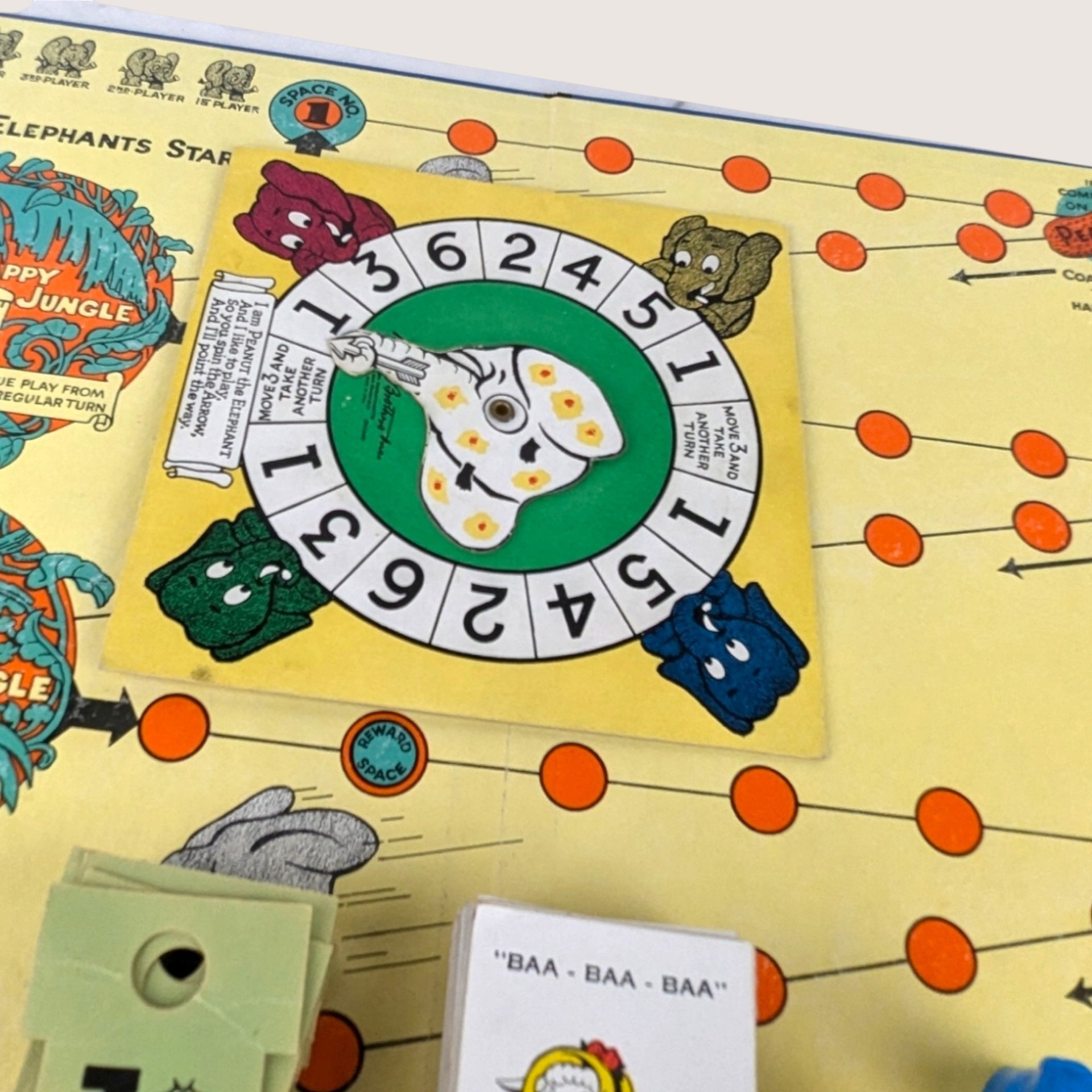 1958 Parker Brothers The Children's Hour Game