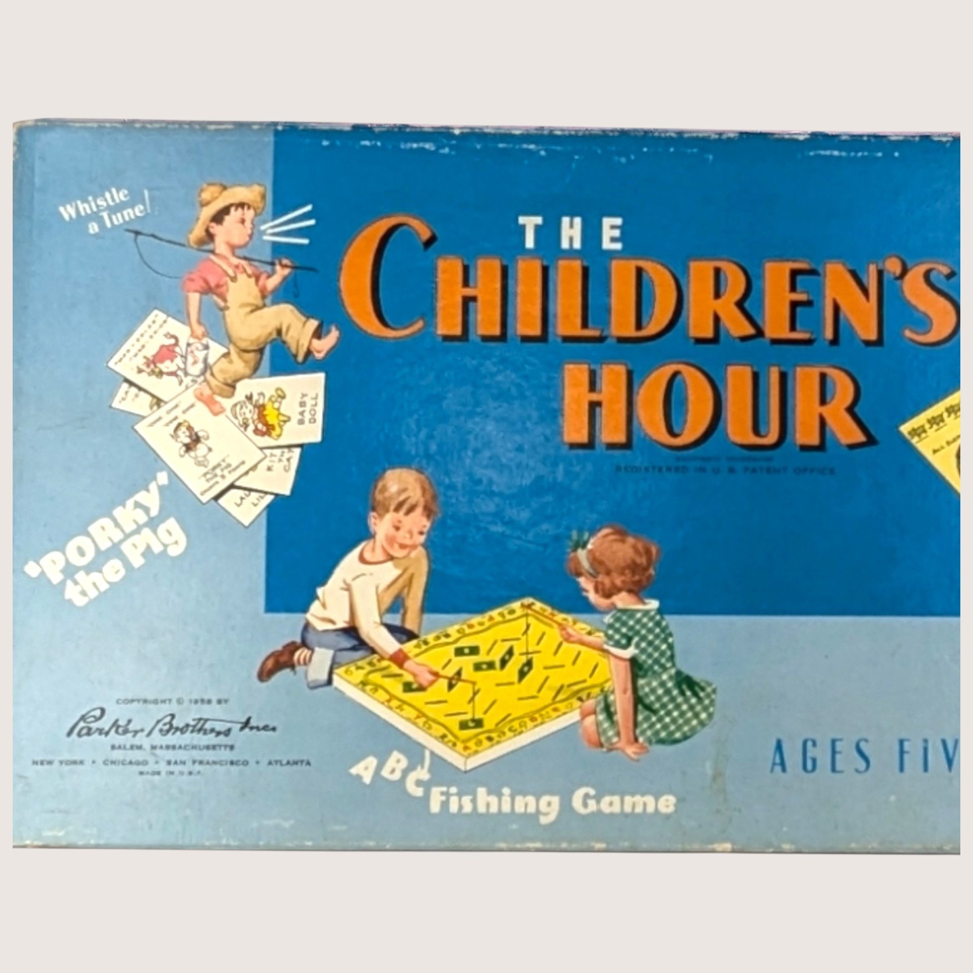 1958 Parker Brothers The Children's Hour Game