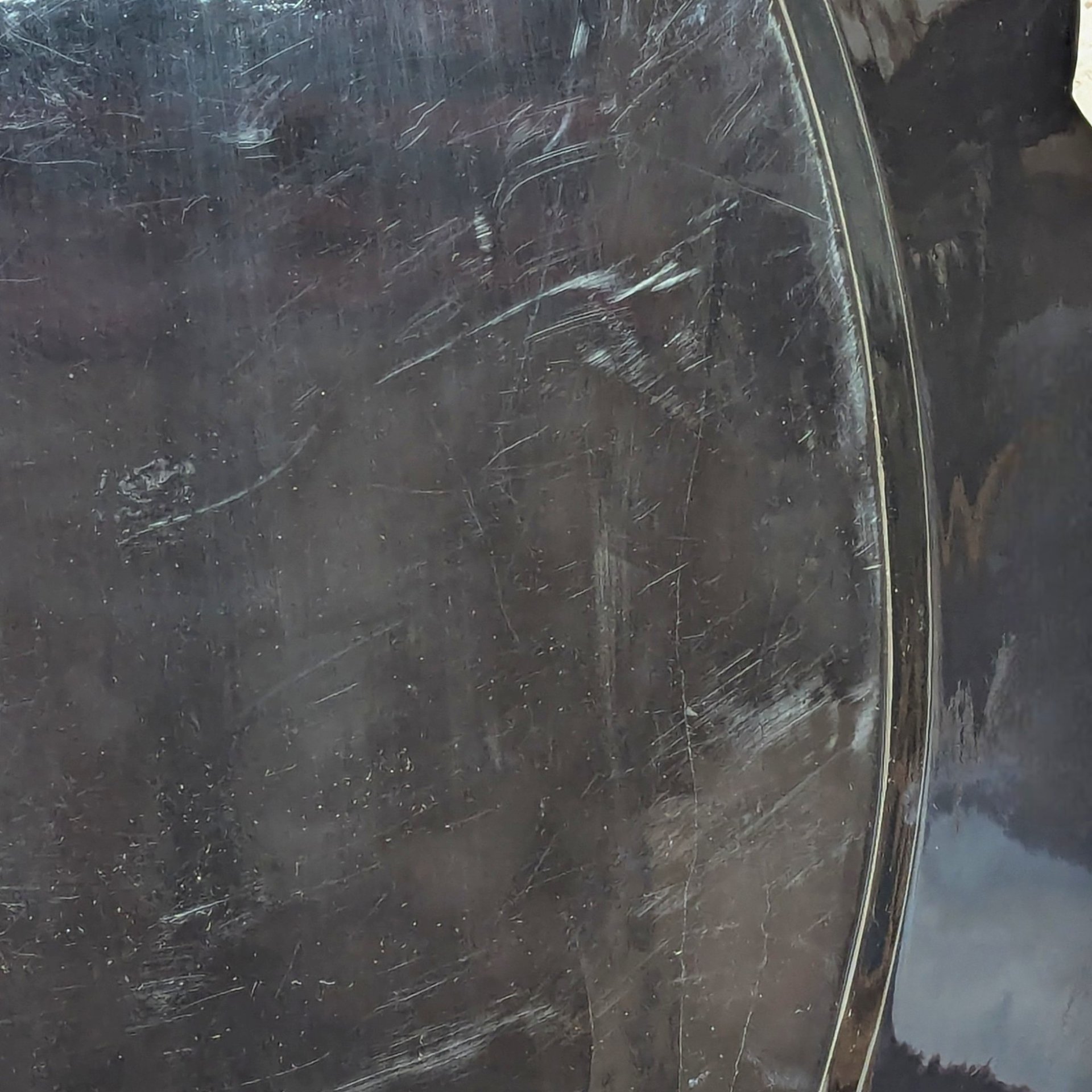 1960s Asian Black Lacquer Mother of Pearl Inlaid Wall Platter