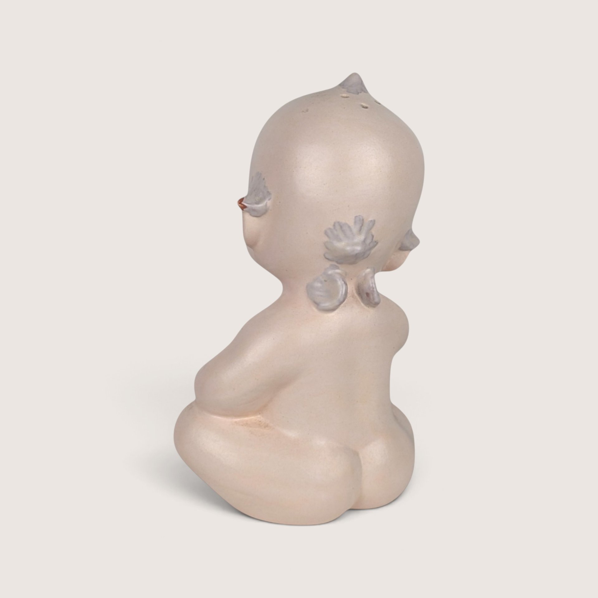 Vintage Ceramic Baby Doll Powder Shaker