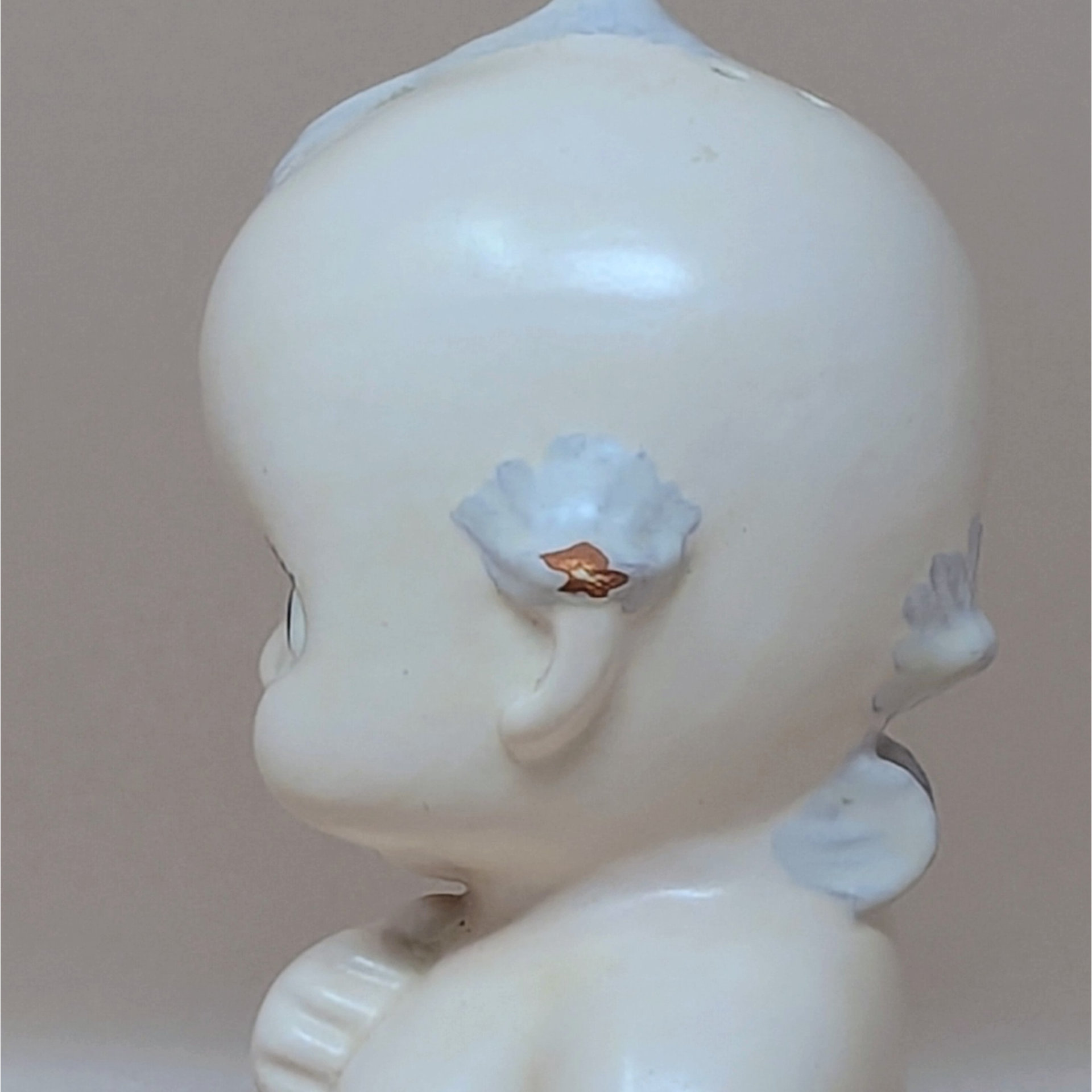 1950s Rose O'Neill Design Kewpie Ceramic Talcum Powder Shaker
