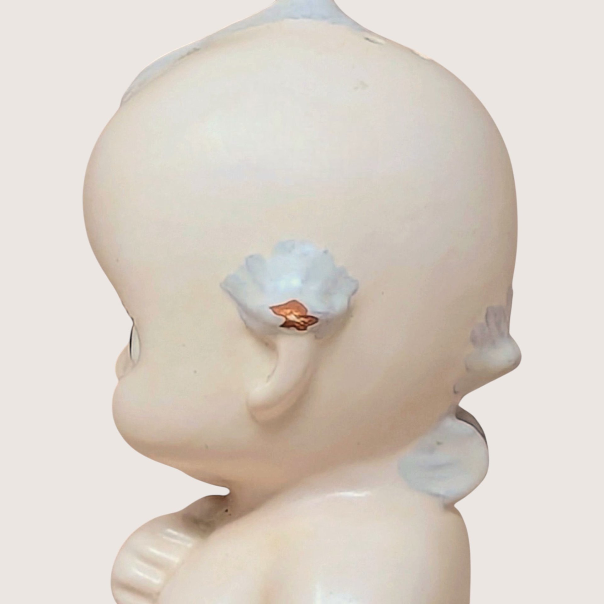 1950s Rose O'Neill Design Kewpie Ceramic Talcum Powder Shaker
