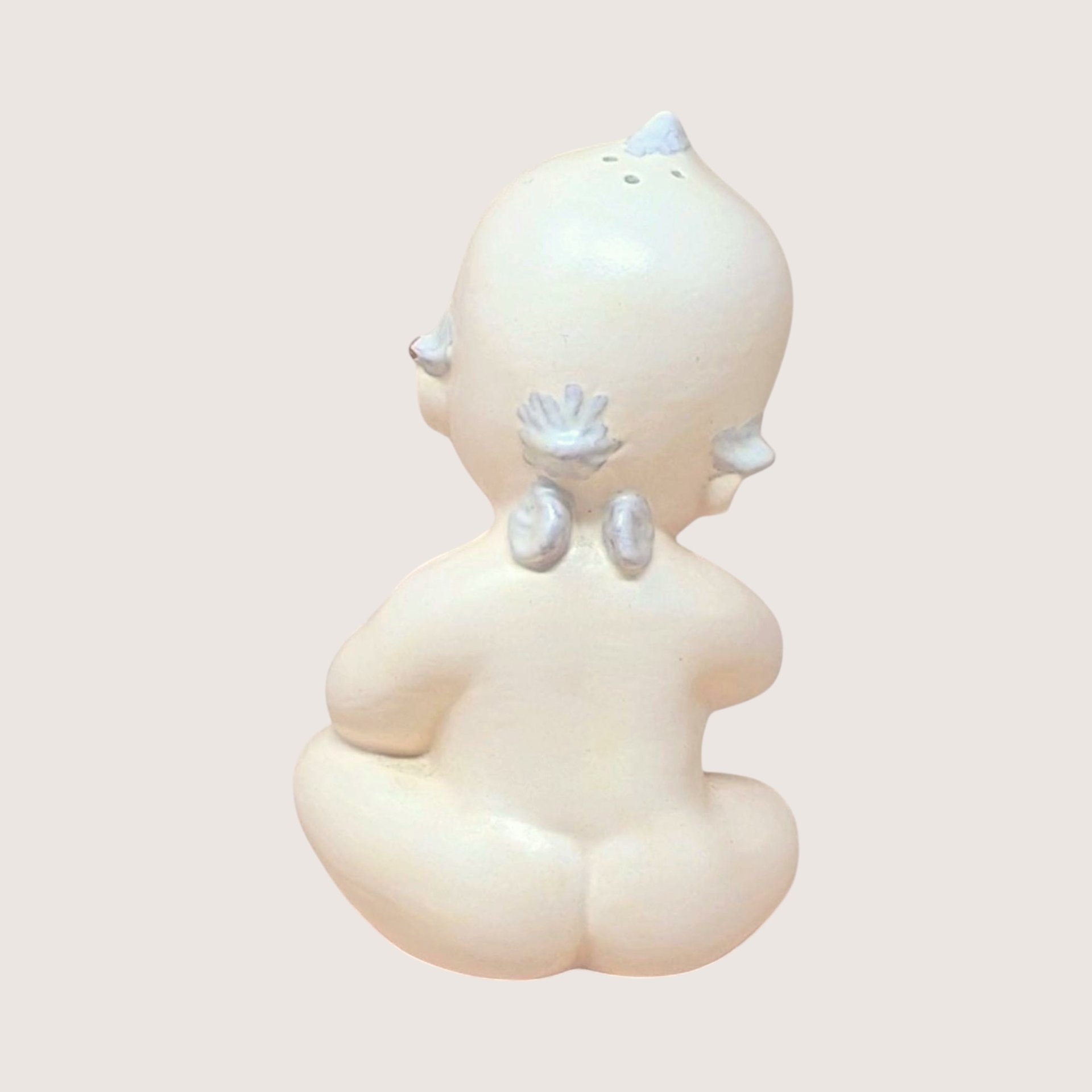 1950s Rose O'Neill Design Kewpie Ceramic Talcum Powder Shaker