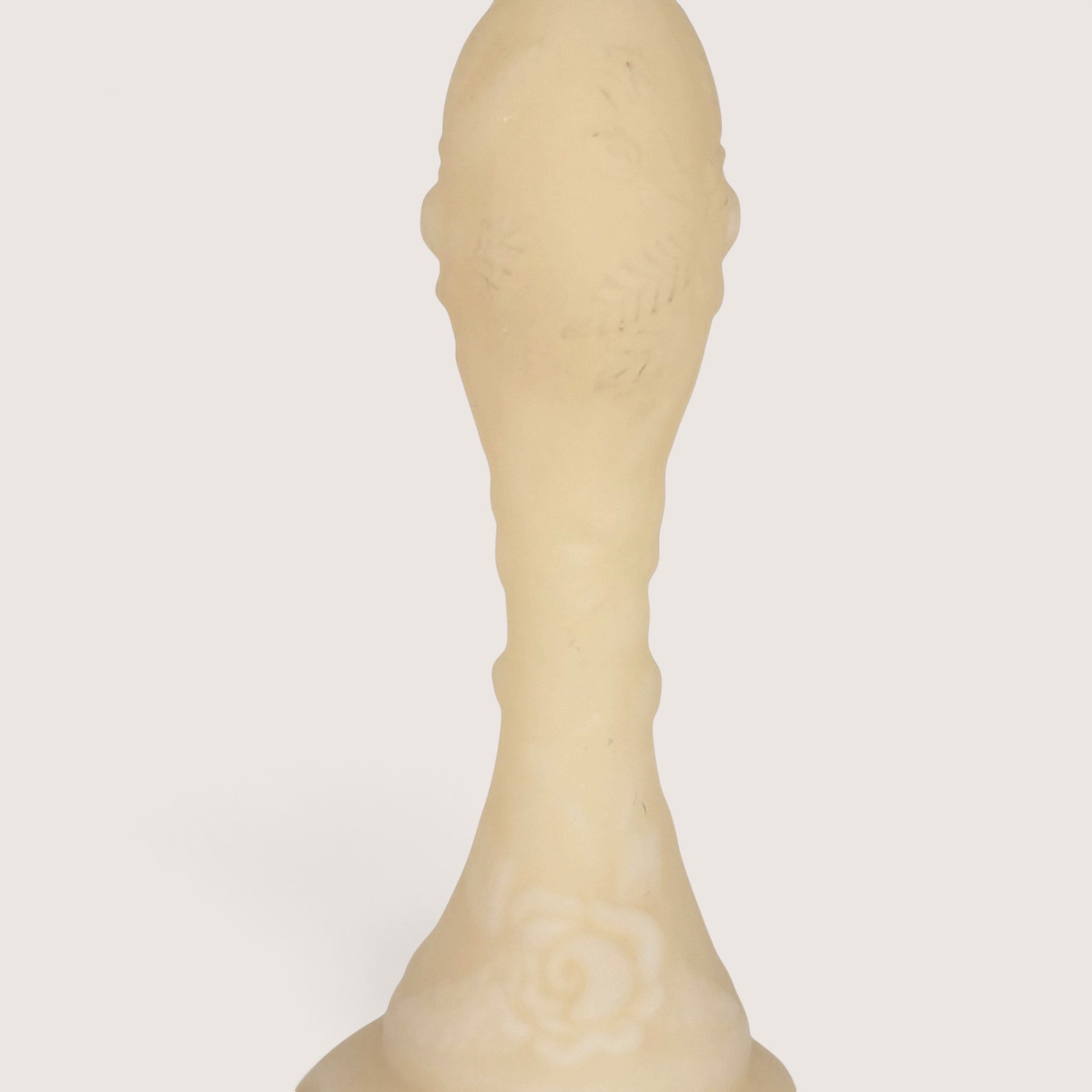 Vintage Fenton Hand Painted Satin Glass Bell Pam Bibbee