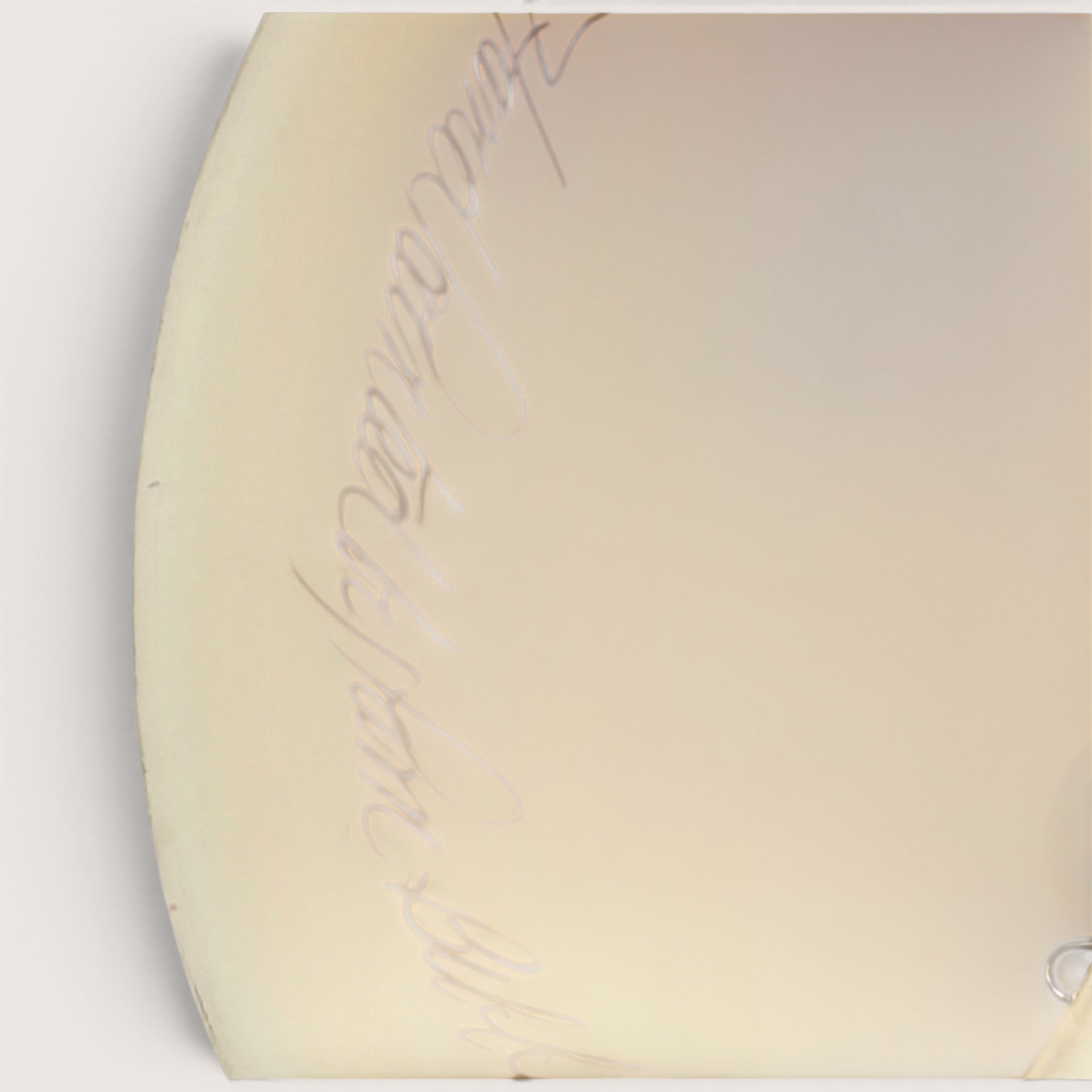 Vintage Fenton Hand Painted Satin Glass Bell Pam Bibbee