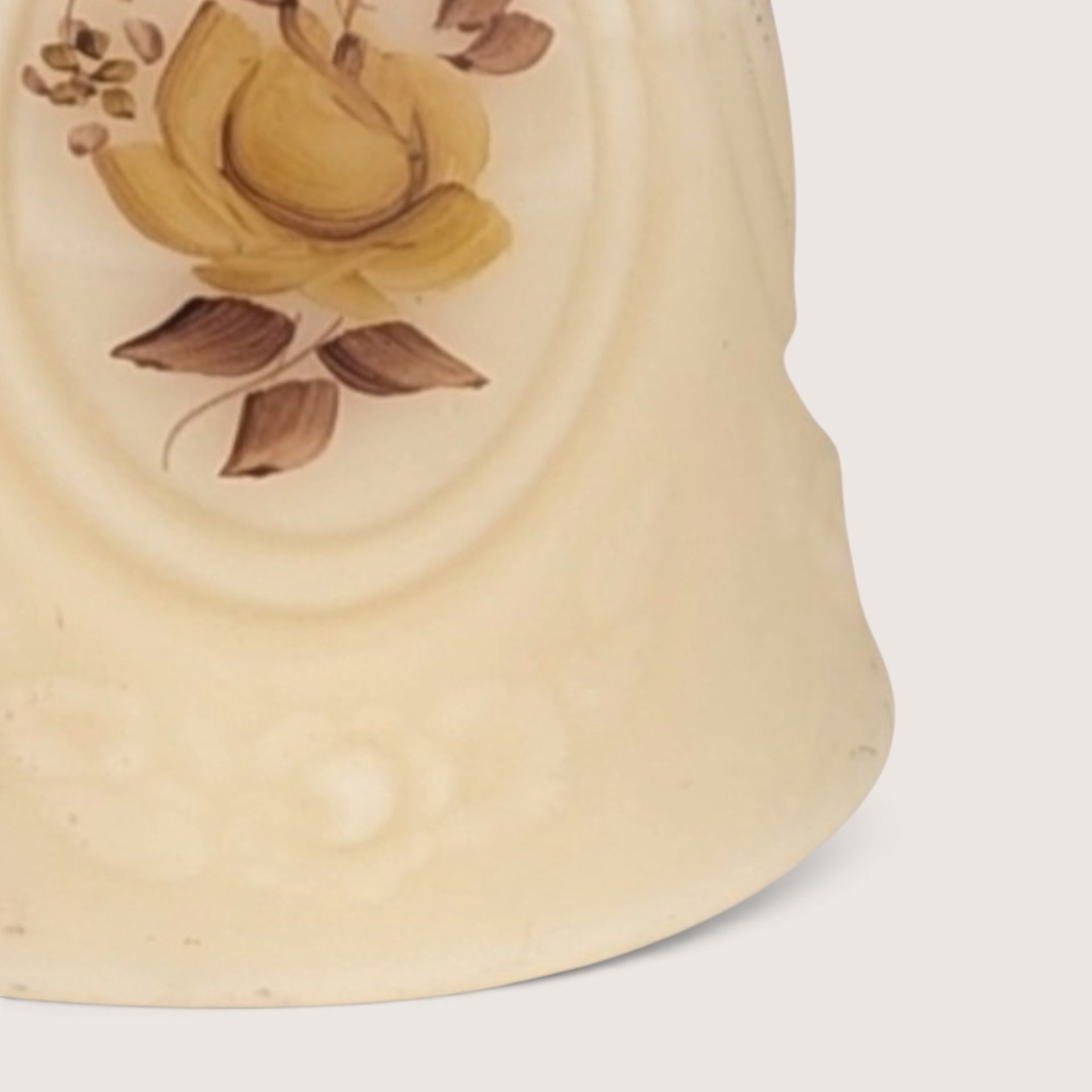 Vintage Fenton Hand Painted Satin Glass Bell Pam Bibbee