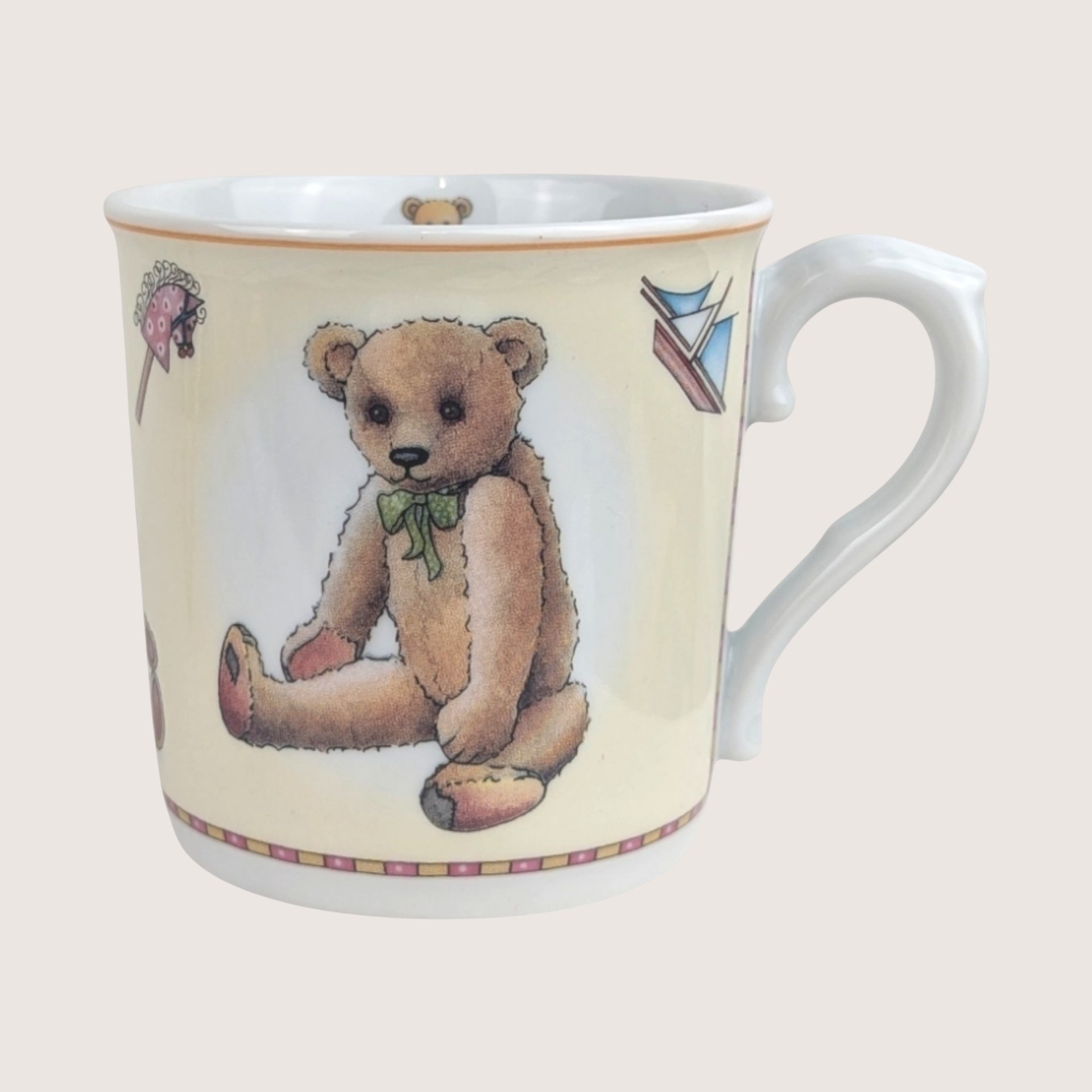 Royal Worcester Monday Child Teddy Bear 3 Piece Nursery Set