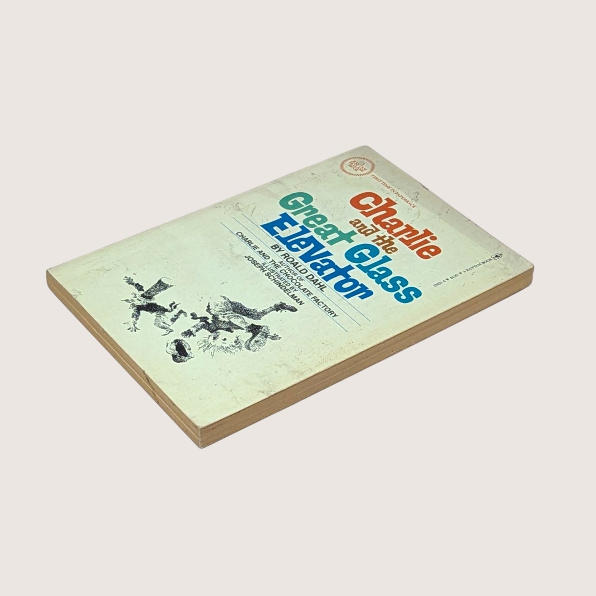 1972 Roald Dahl Charlie and the Great Glass Elevator Paperback Book