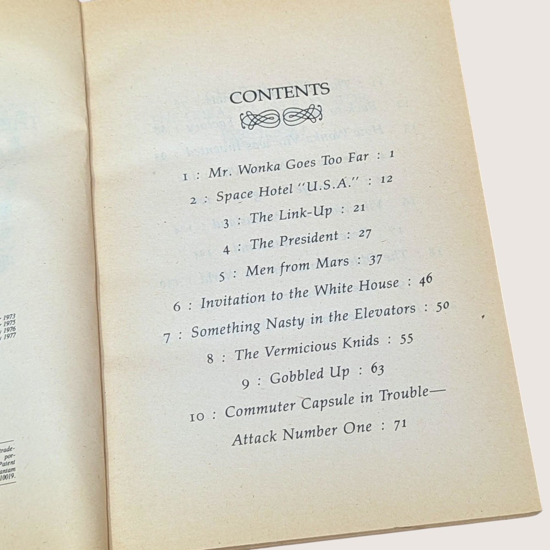 1972 Roald Dahl Charlie and the Great Glass Elevator Paperback Book