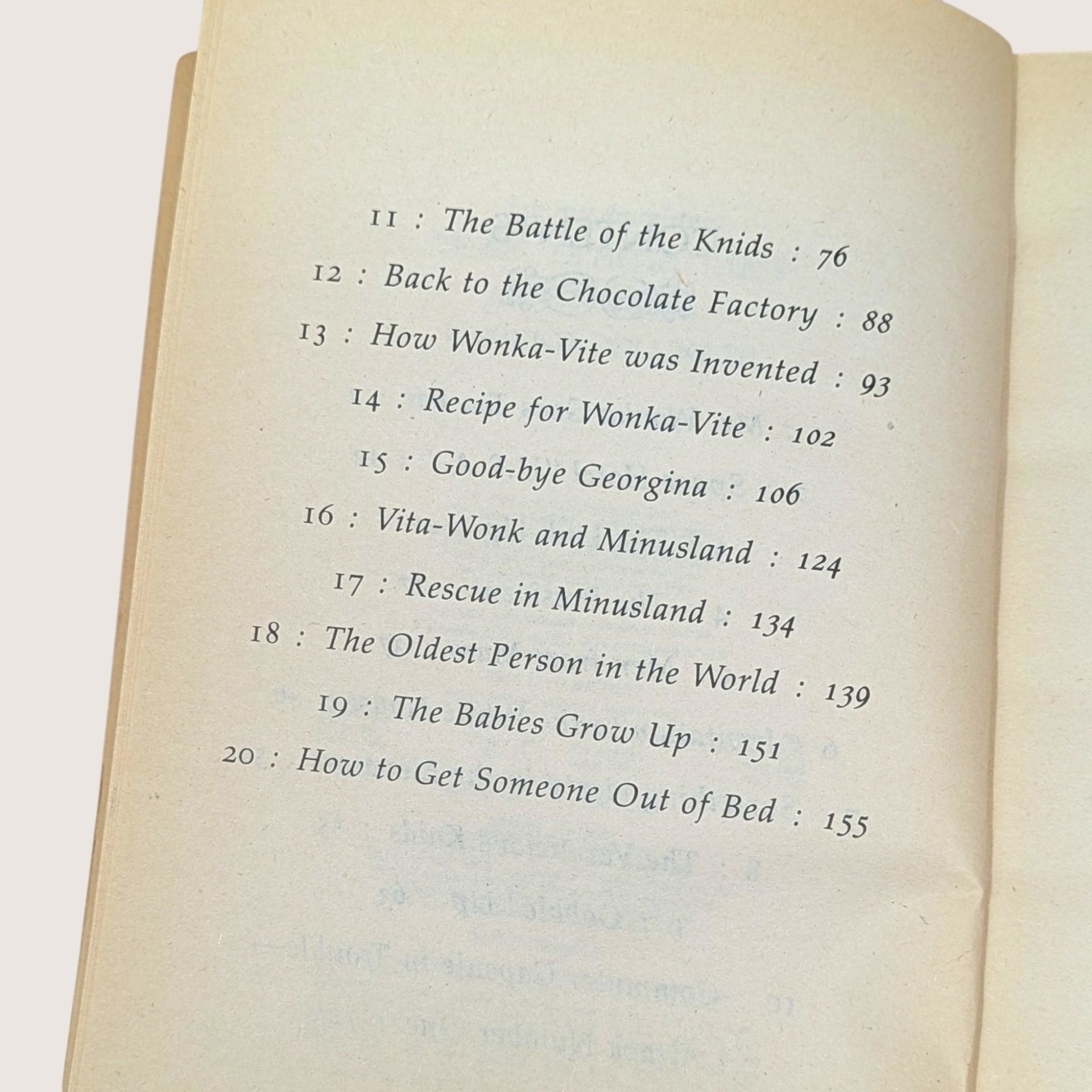 1972 Roald Dahl Charlie and the Great Glass Elevator Paperback Book