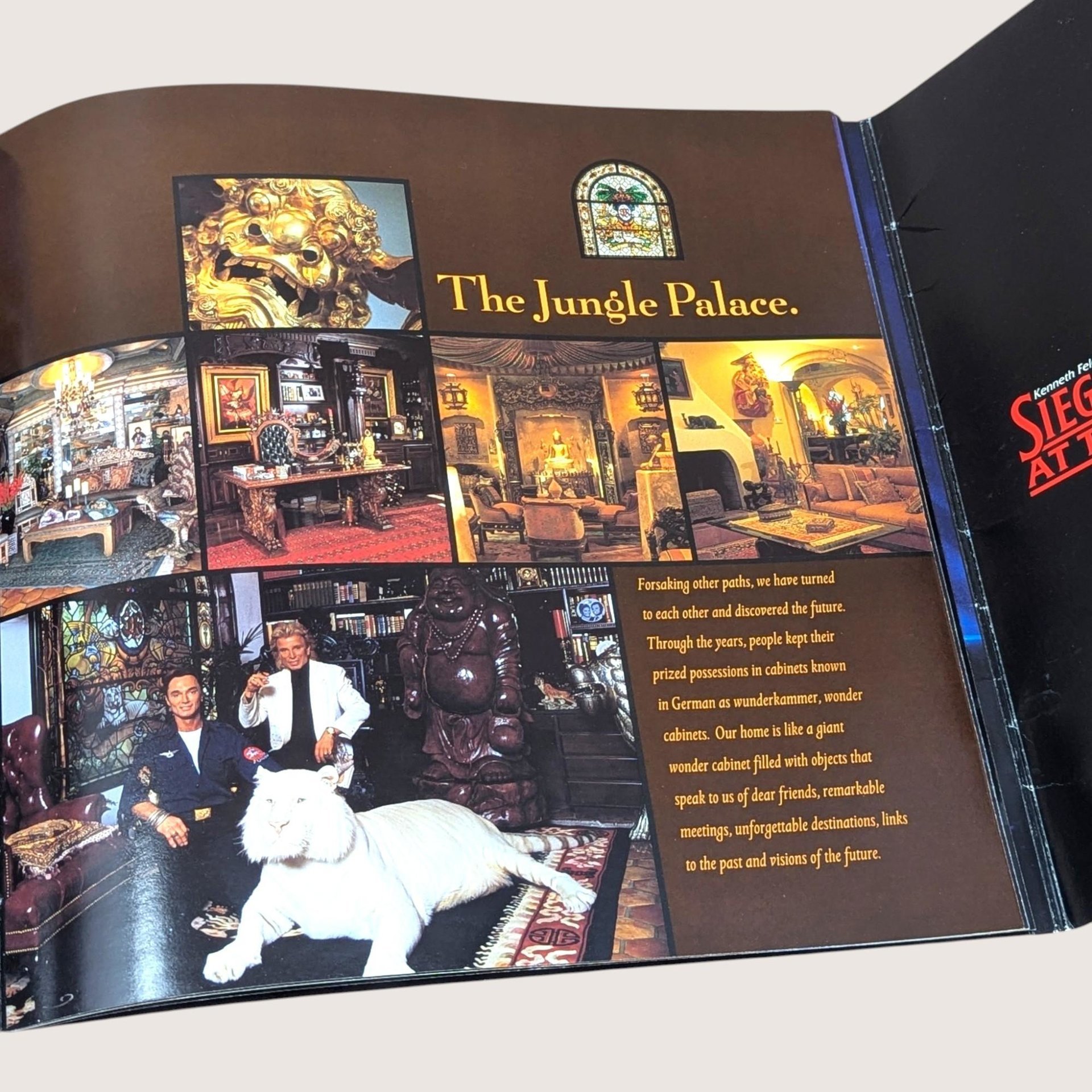 1990 Siegfried and Roy Mirage Souvenier Program Book
