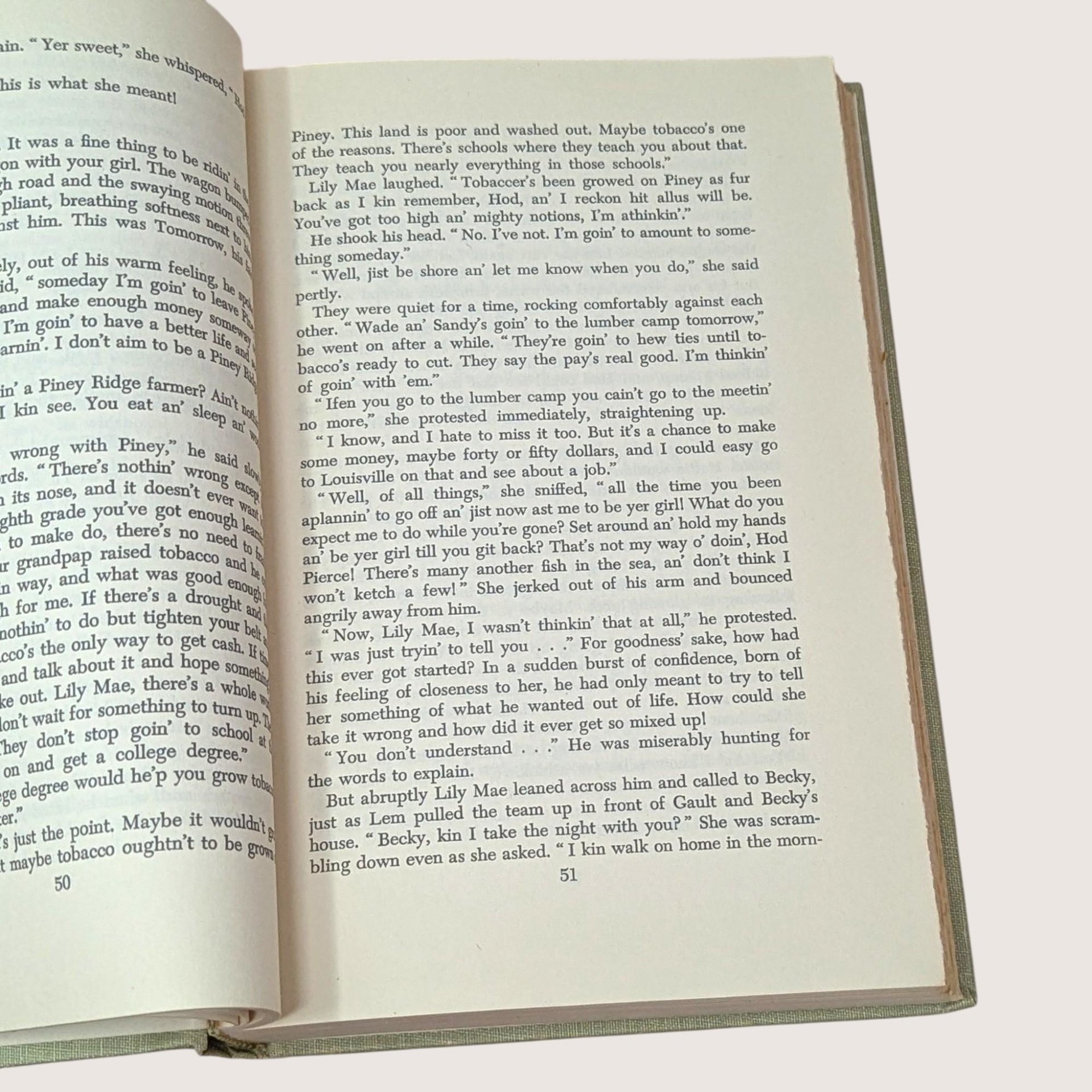 1950 The Enduring Hills Janice Holt Giles Hardcover Book