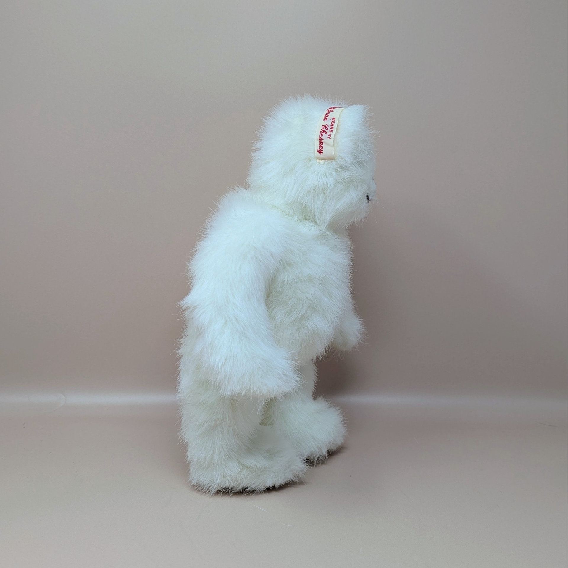 1980s Joan Chesney Jointed White Plush Teddy Bear
