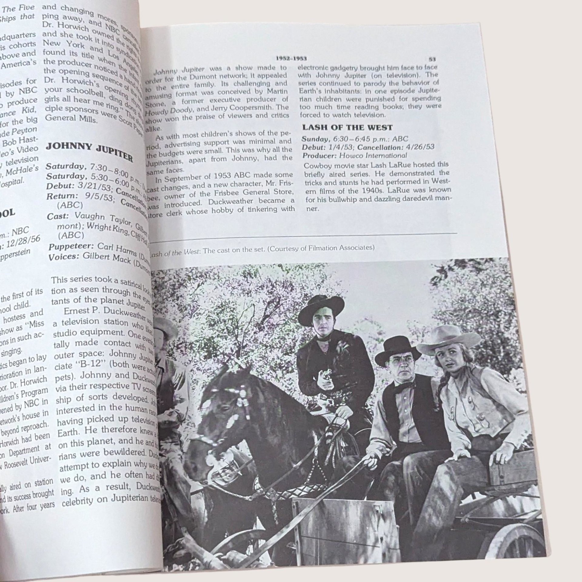 1983 Facts on File Kids TV The First 25 Years Softcover Book