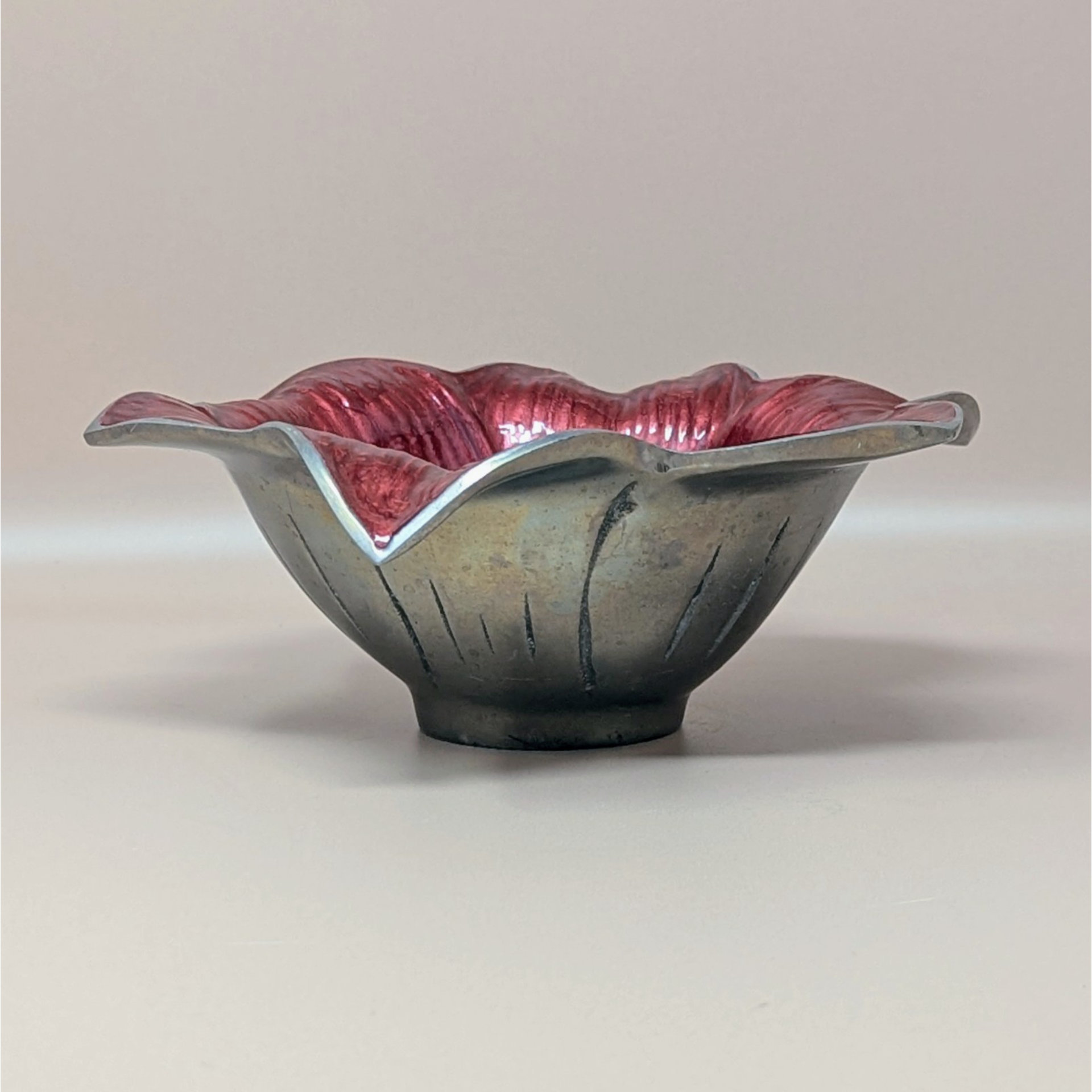 Julia Knight Enamel Flower Bowl