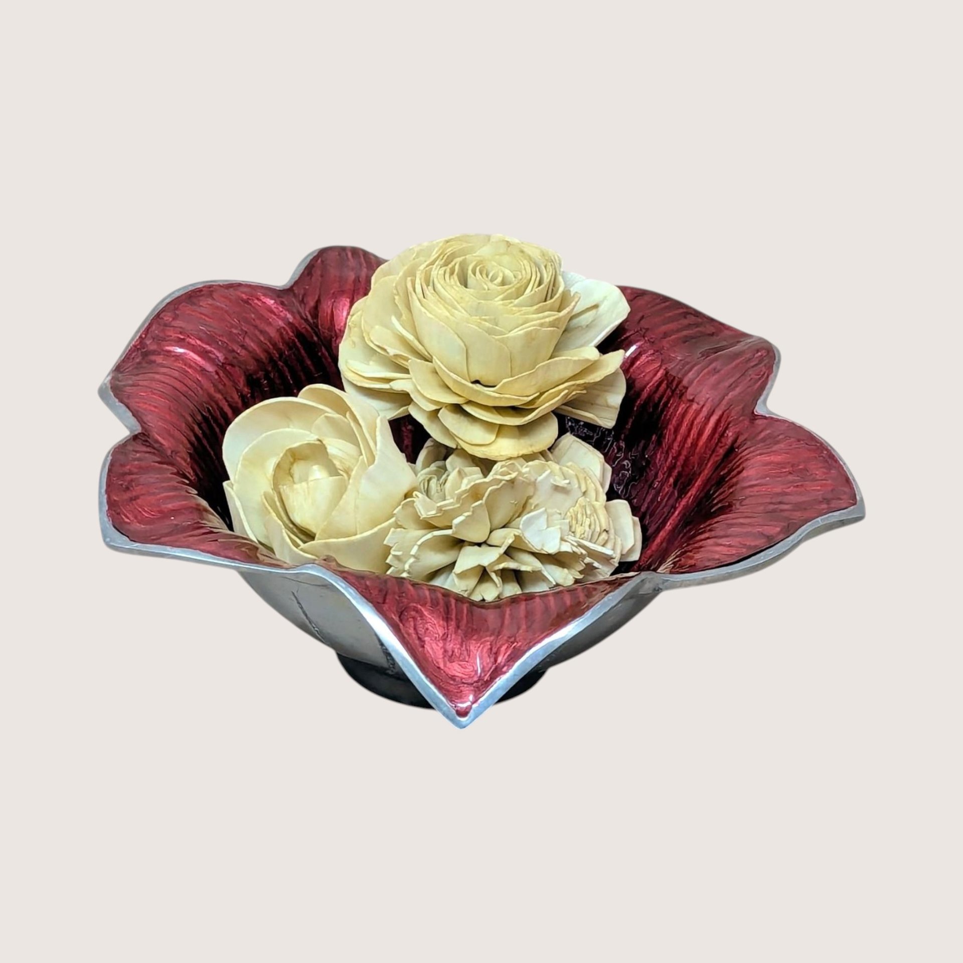 Julia Knight Enamel Flower Bowl