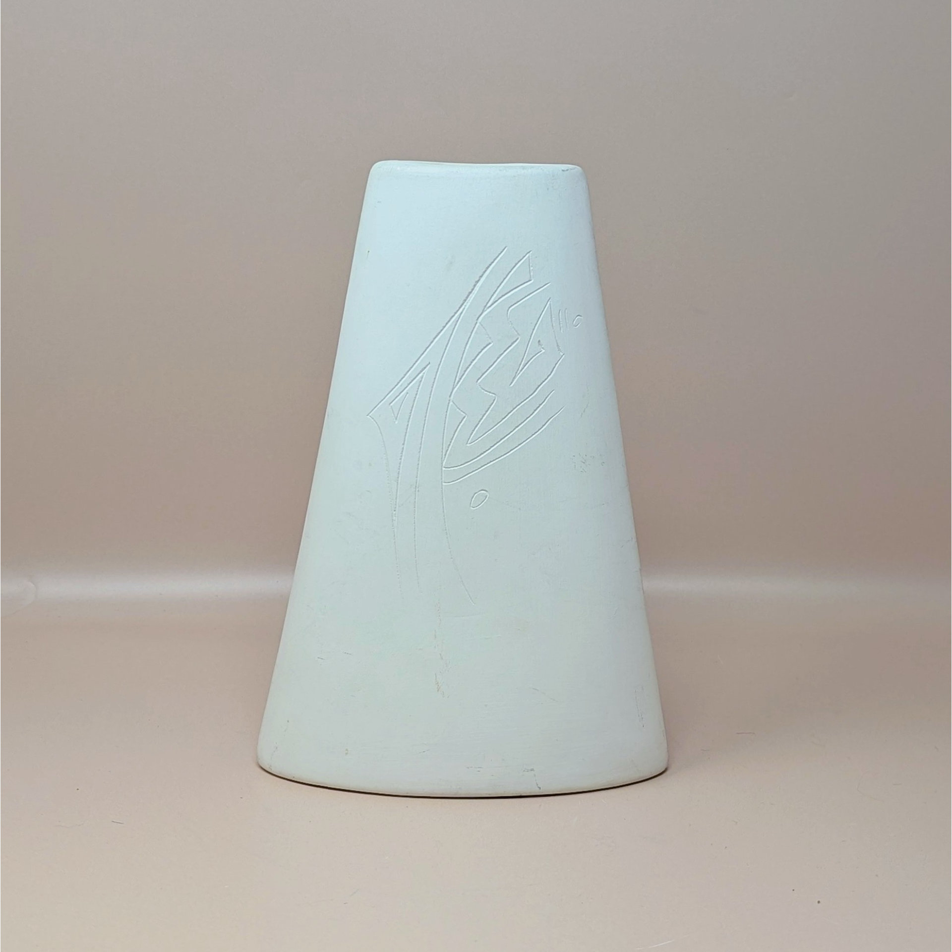 1980s Southwest Sgraffito Studio Vase
