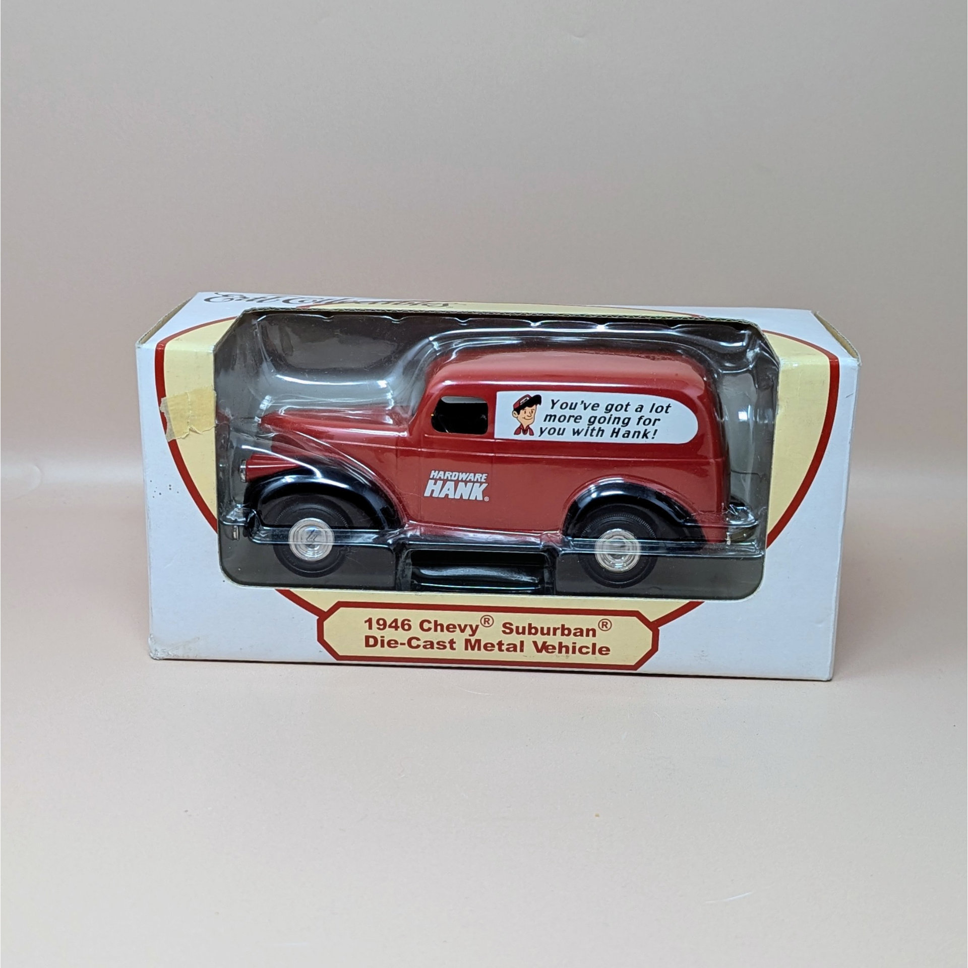 2001 ERTL 1946 Chevy Suburban Hardware Hank Die Cast Bank