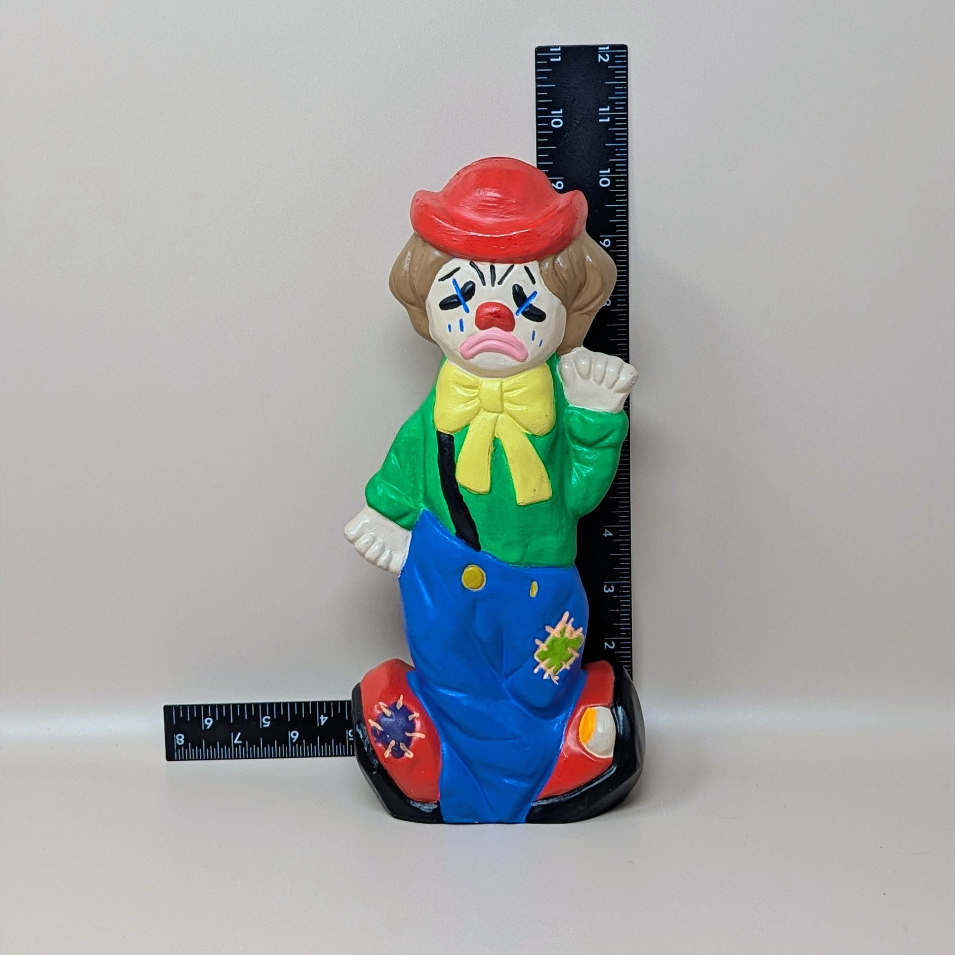 Vintage Ceramic Double Sided Laughing Crying Clown Bank Pair