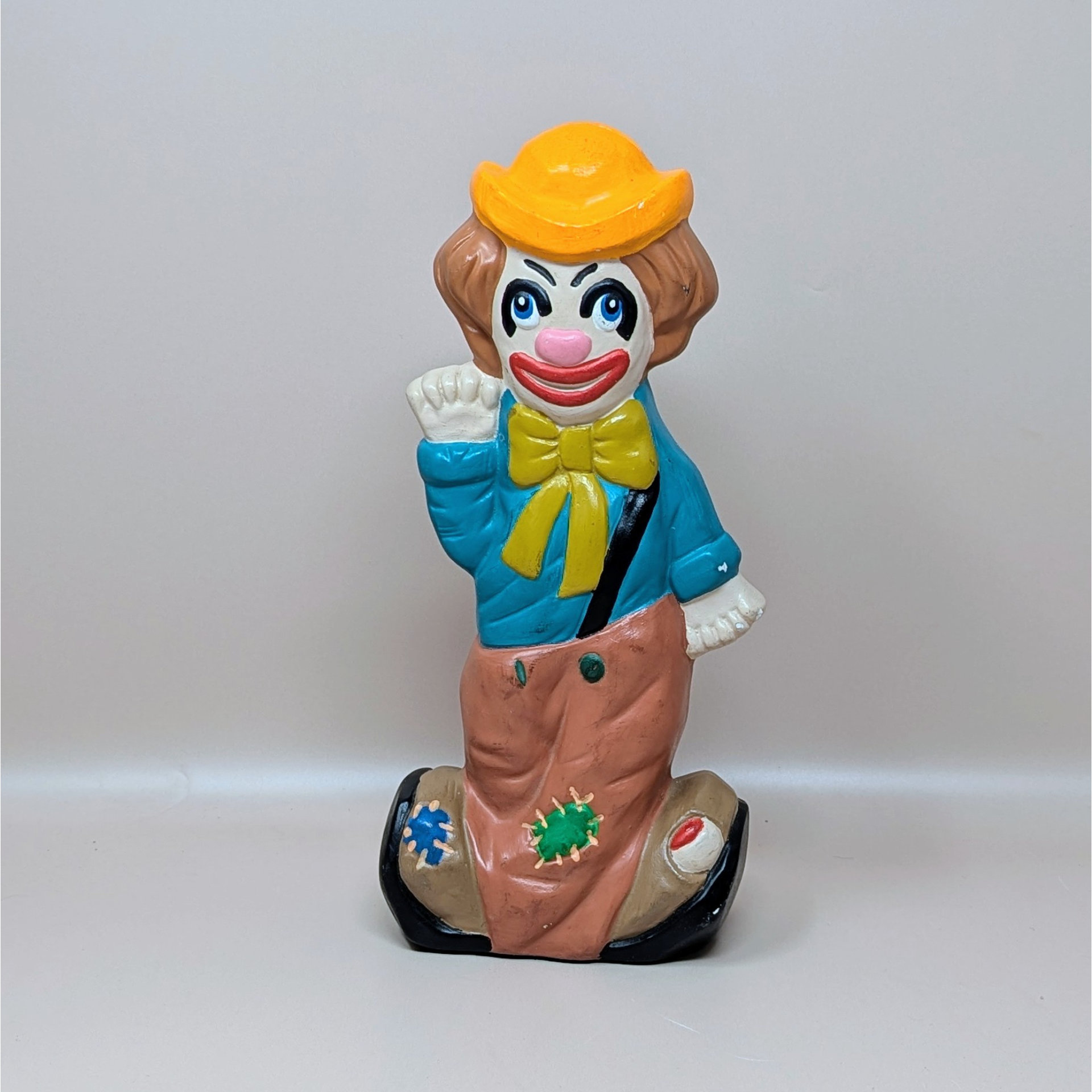Vintage Ceramic Double Sided Laughing Crying Clown Bank Pair