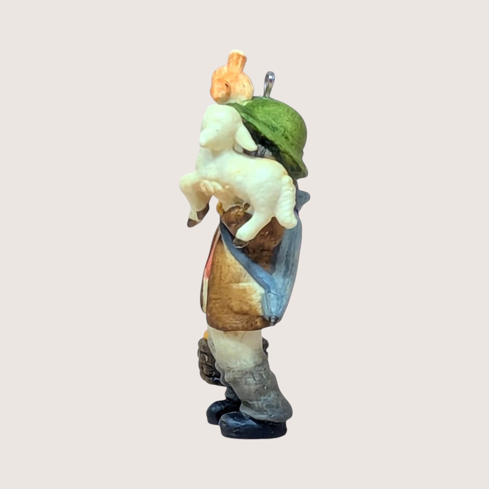 1989 Anri Ferrandiz Boy with Lamb Ornament