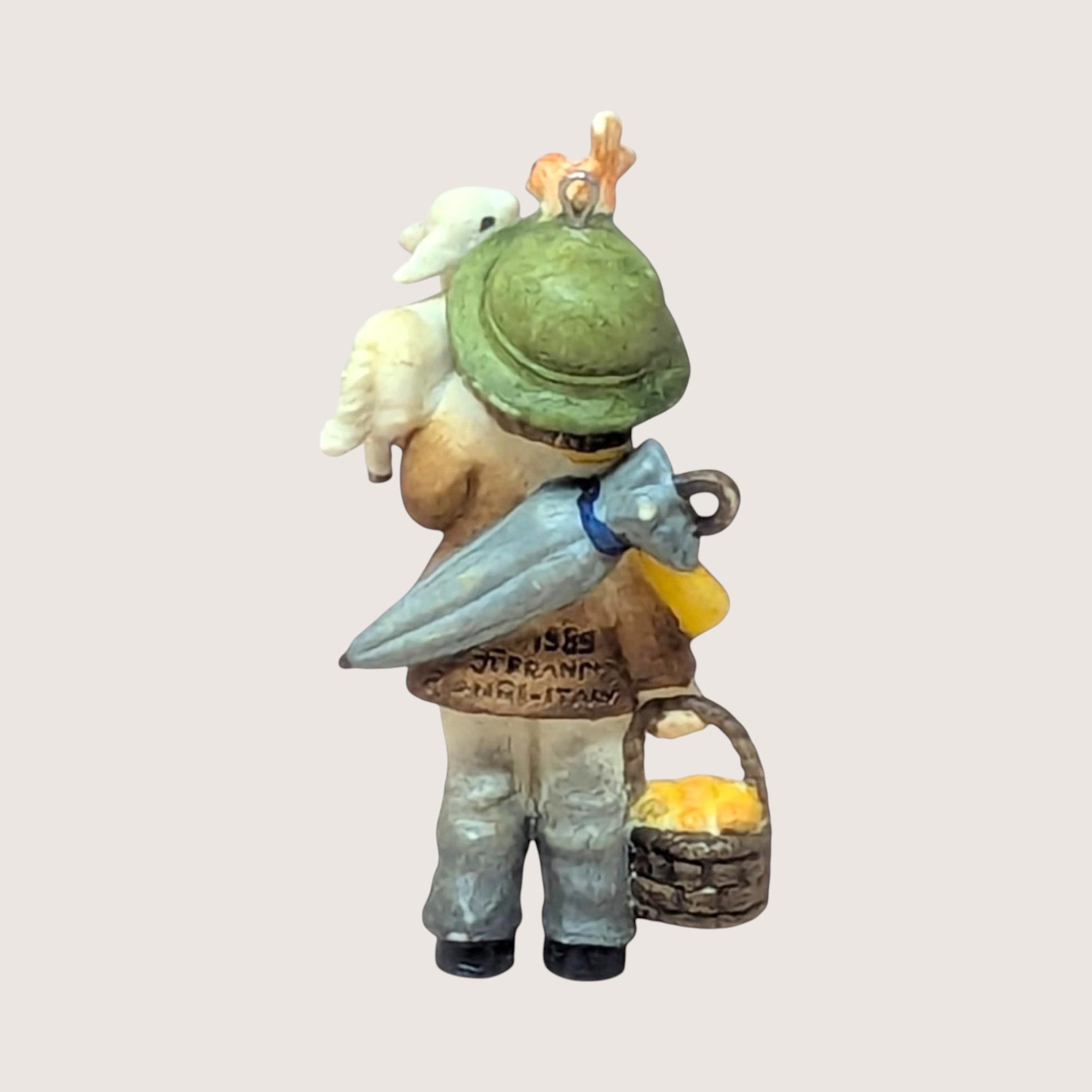 1989 Anri Ferrandiz Boy with Lamb Ornament