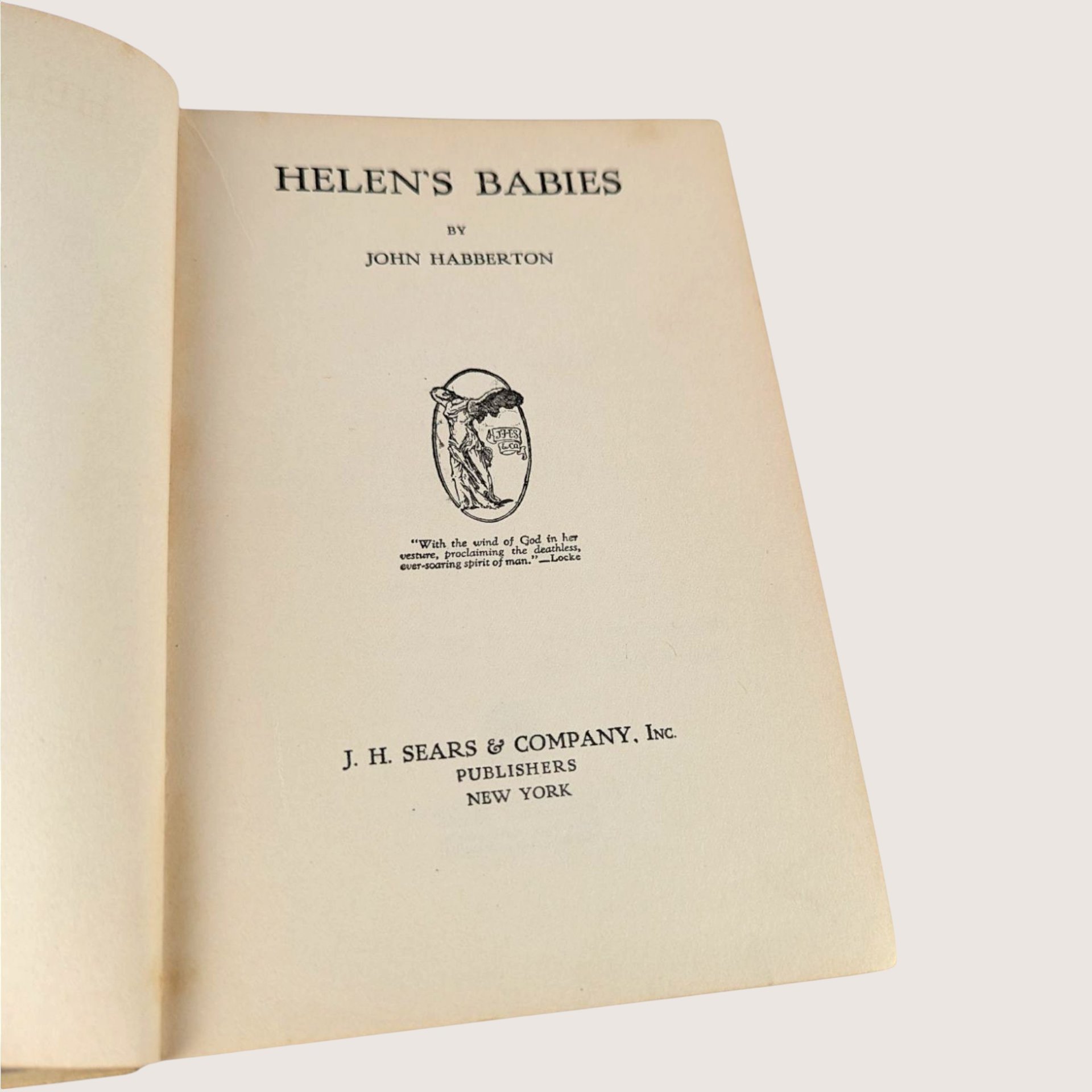 1920s Helen's Babies by John Habberton Hardcover Book