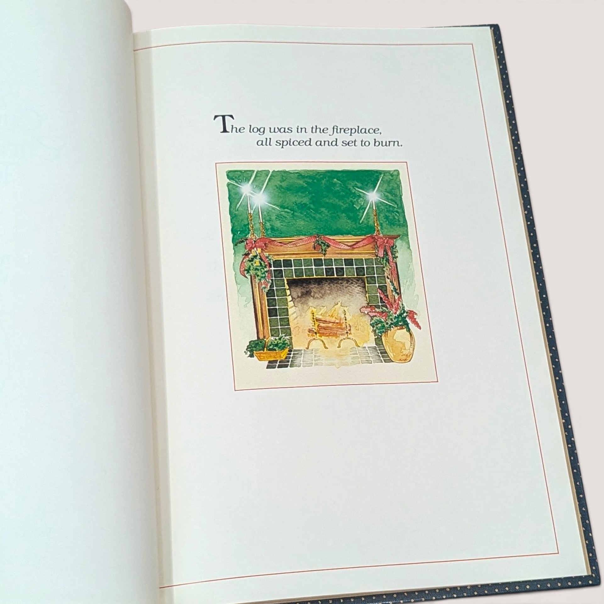 1982 A Cup of Christmas Tea Autographed Hardcover Book