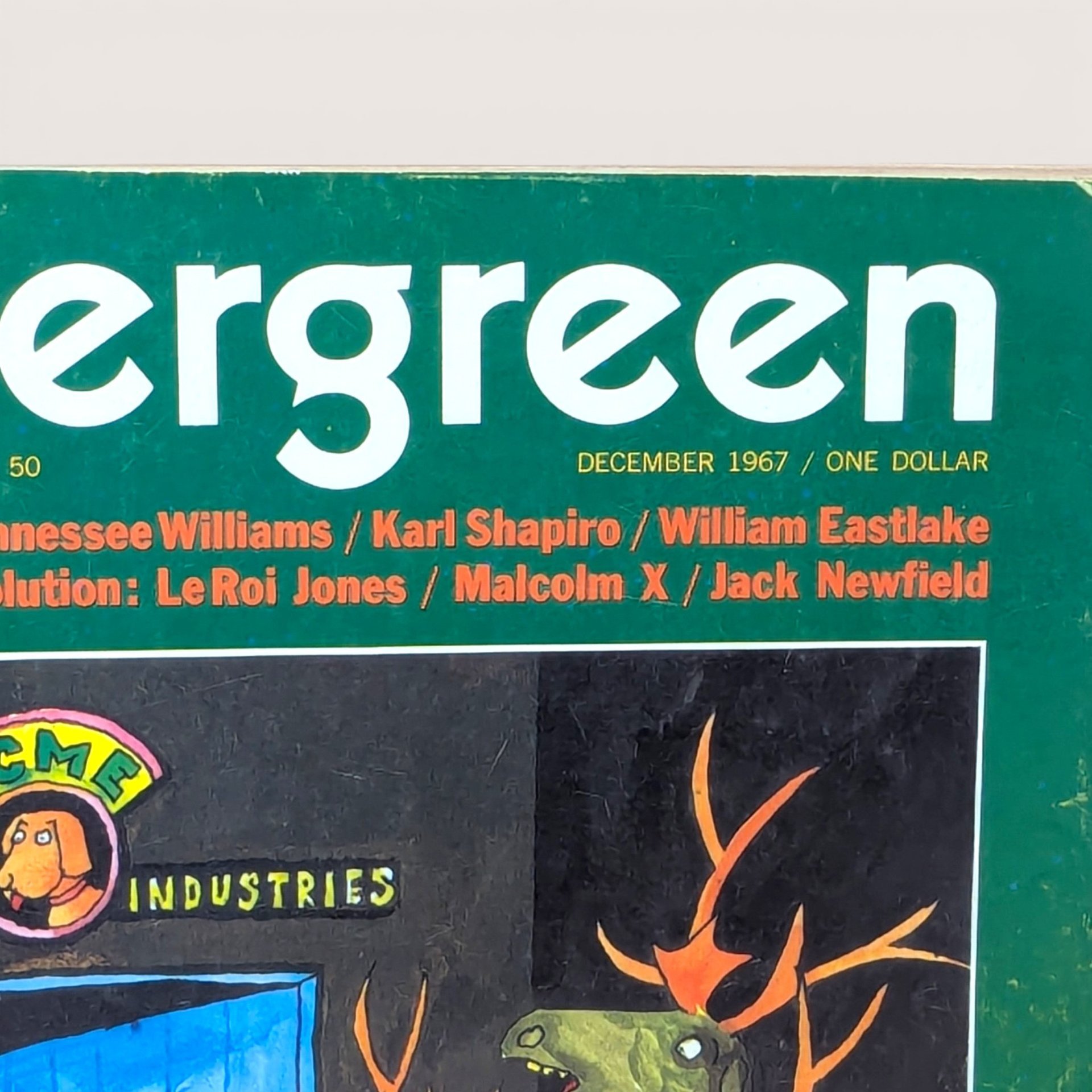 1967 and 1968 Evergreen Review Magazine Pair Issues 50 and 59