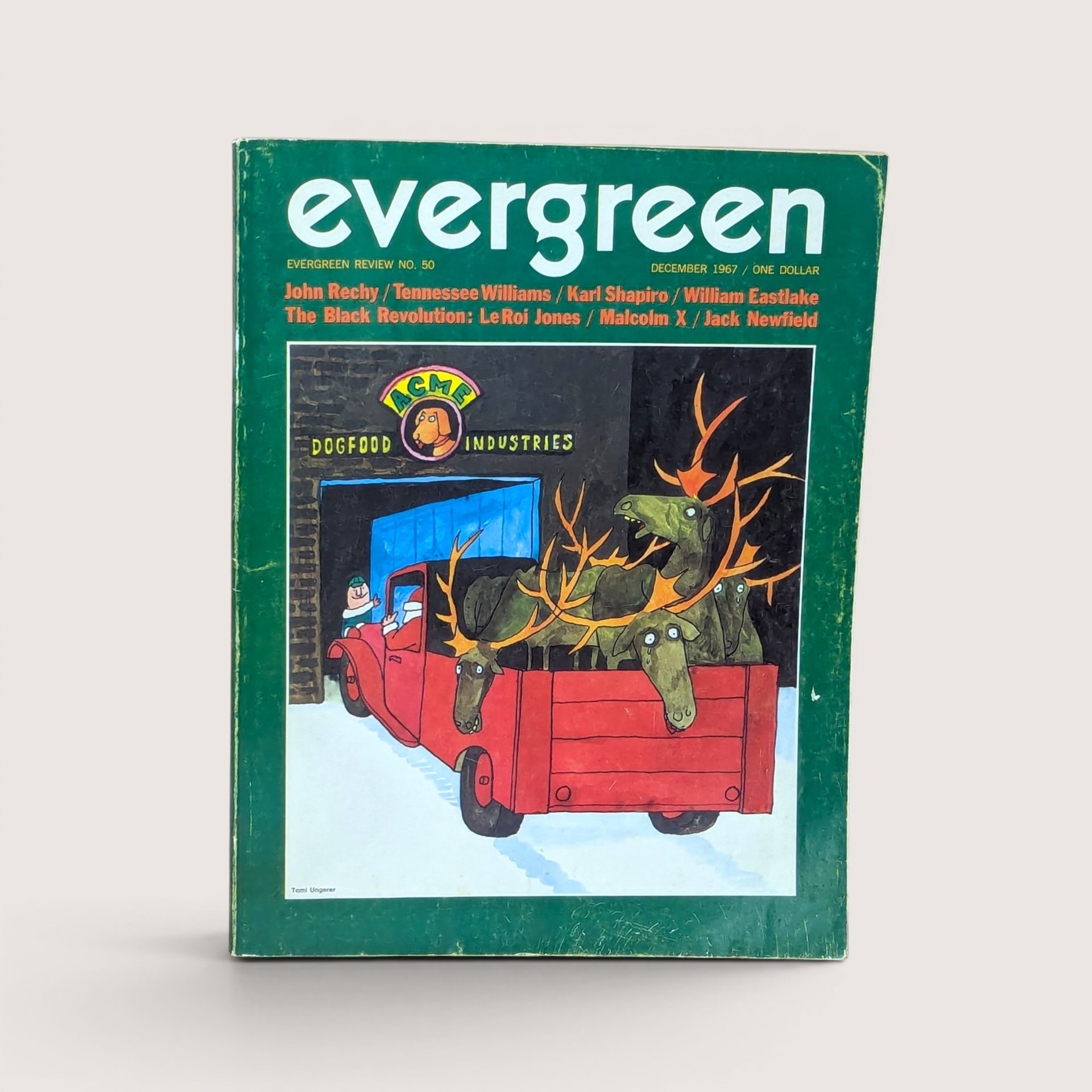 1967 and 1968 Evergreen Review Magazine Pair Issues 50 and 59