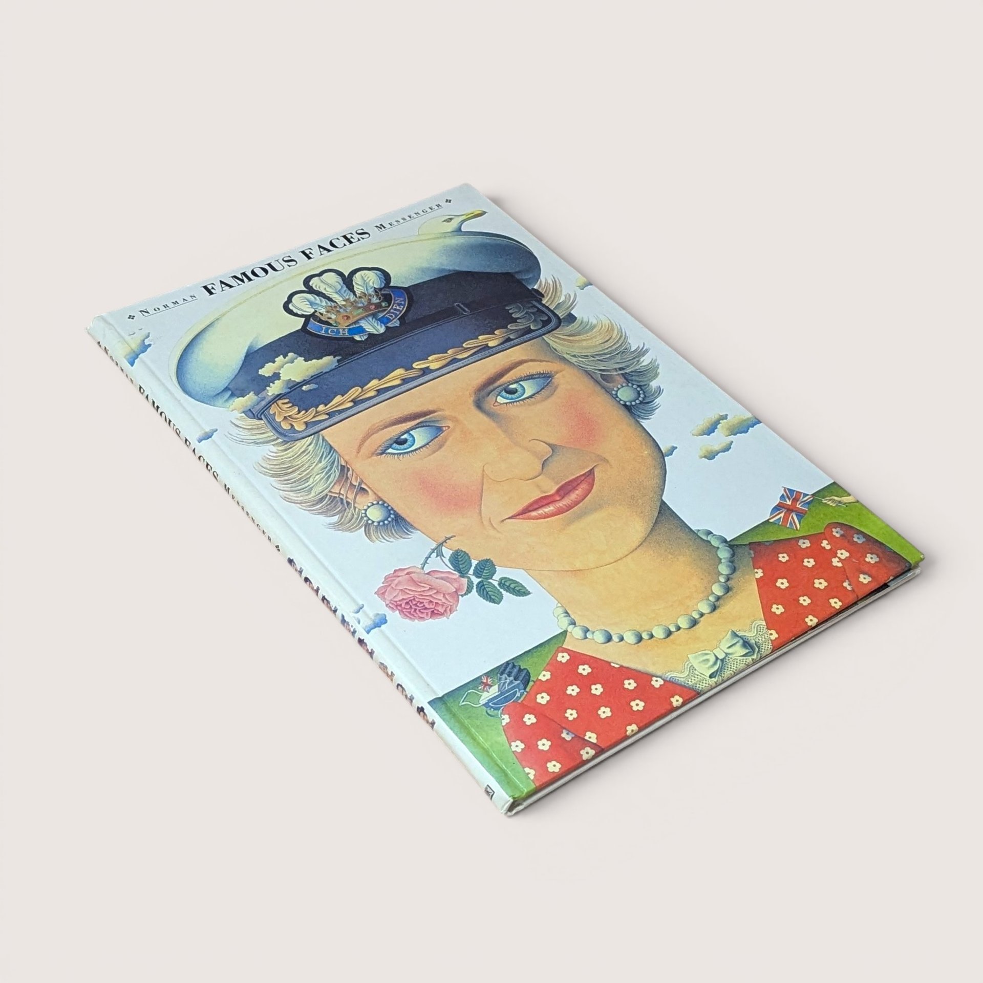 1995 Famous Faces Norman Messenger Hardcover Book