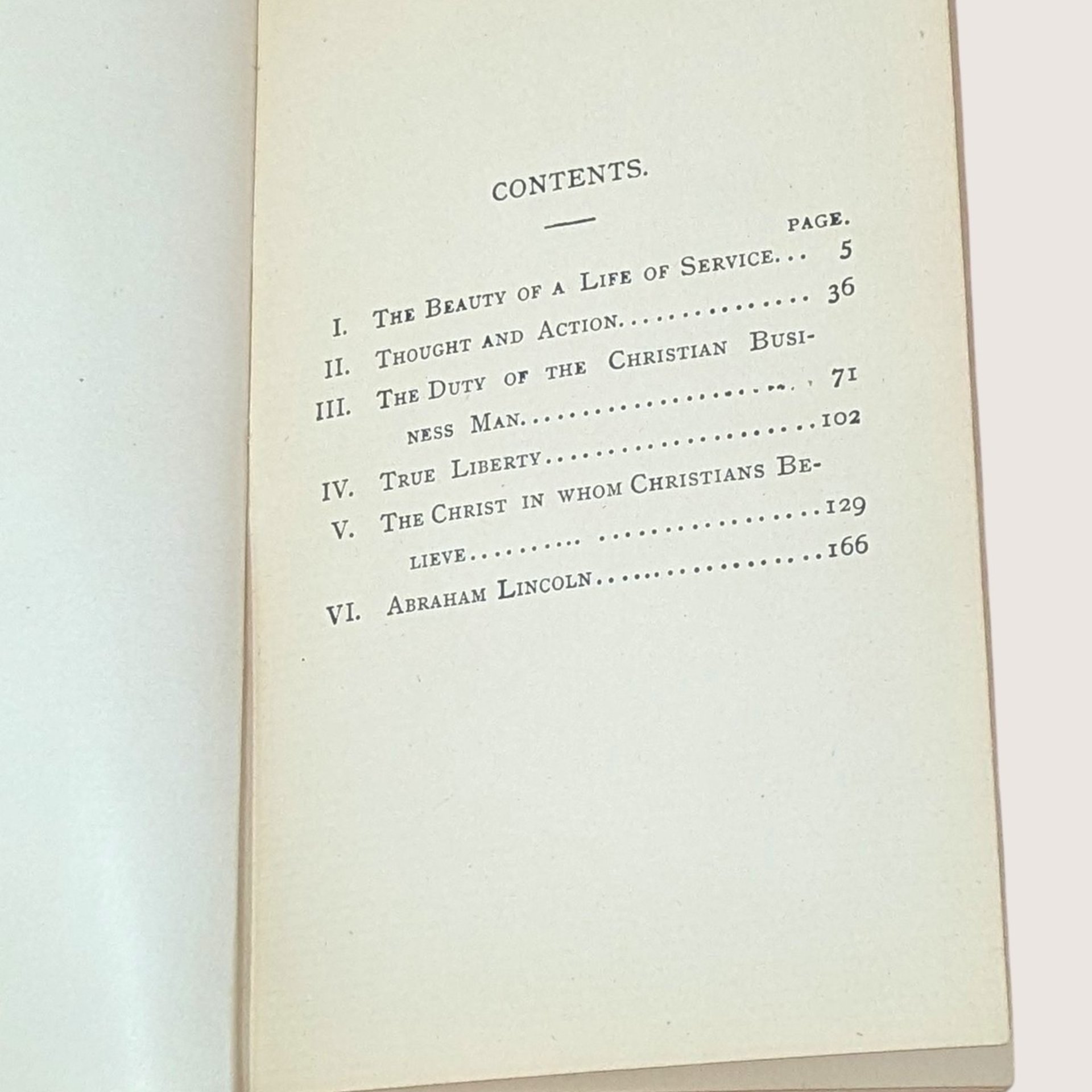 1890 Addresses Phillips Brooks HM Caldwell Hardcover Book