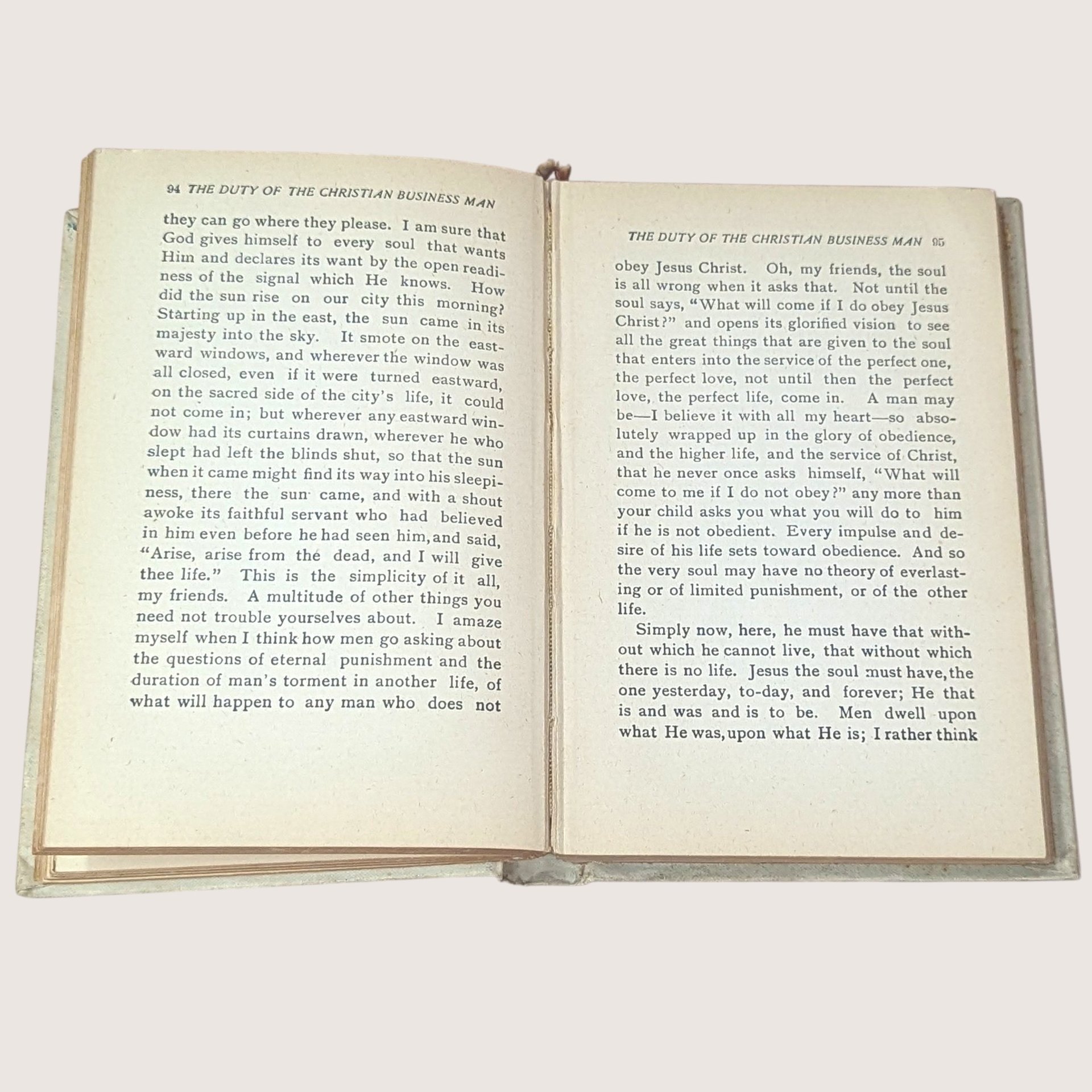 1890 Addresses Phillips Brooks HM Caldwell Hardcover Book