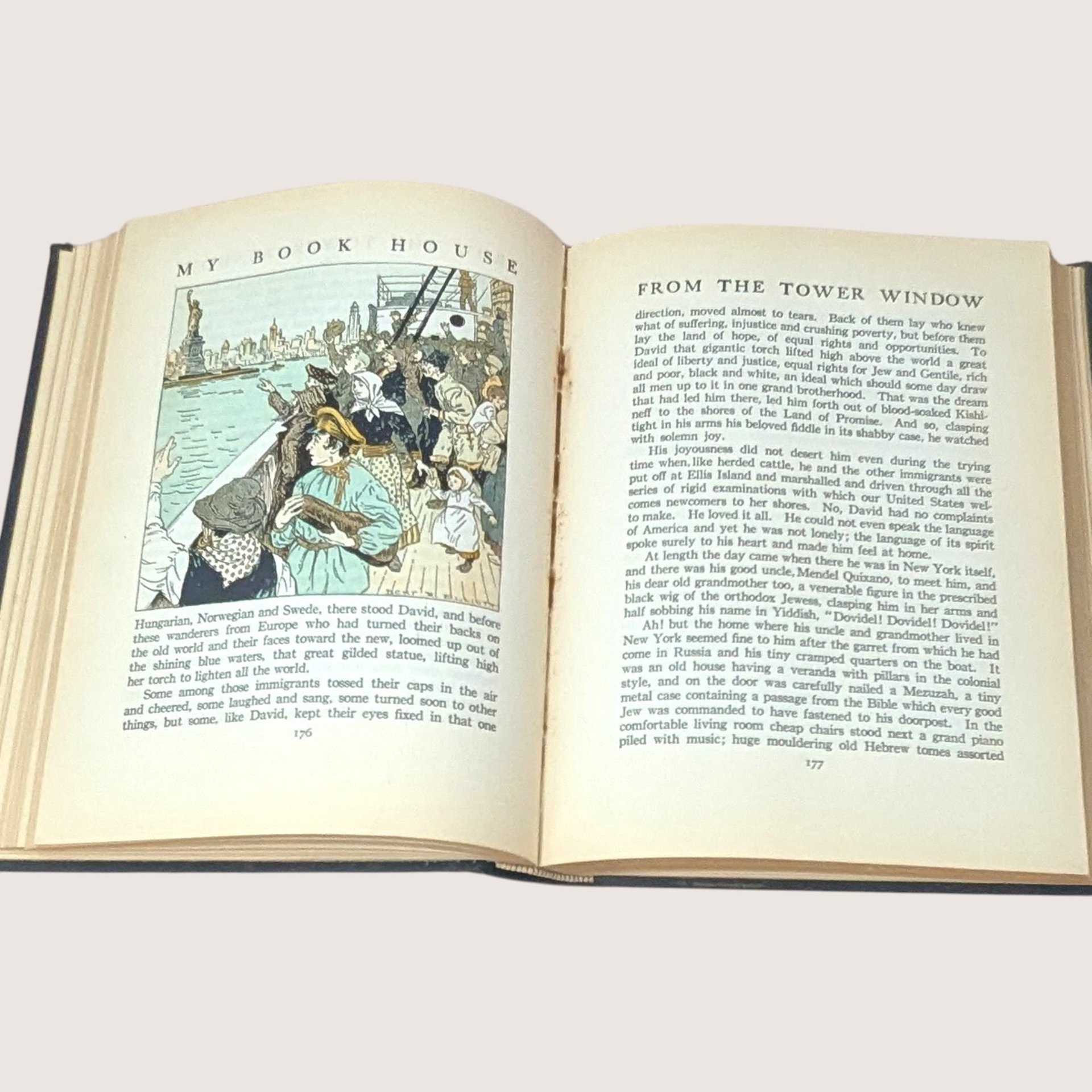 1921 From The Tower Window of My Bookhouse Olive Beaupre Miller Hardcover