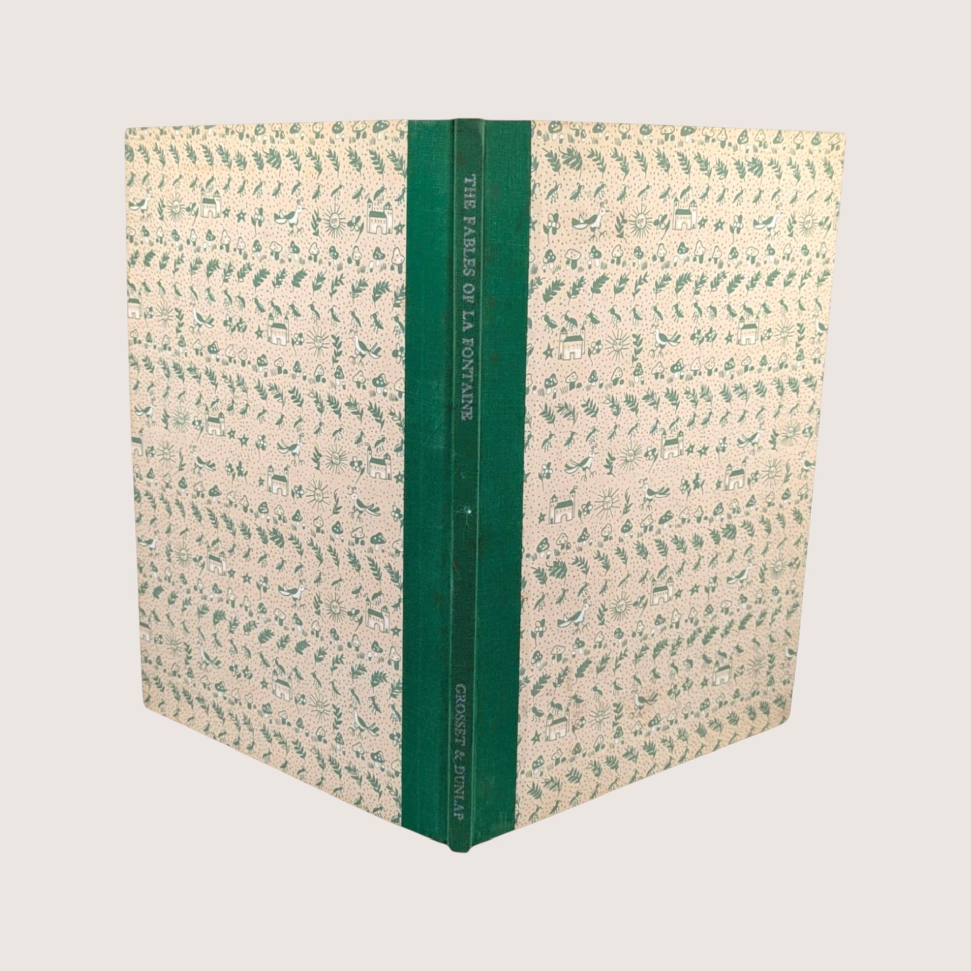 1957 The Fables of La Fontaine Simonne Baudoin Hardcover Book