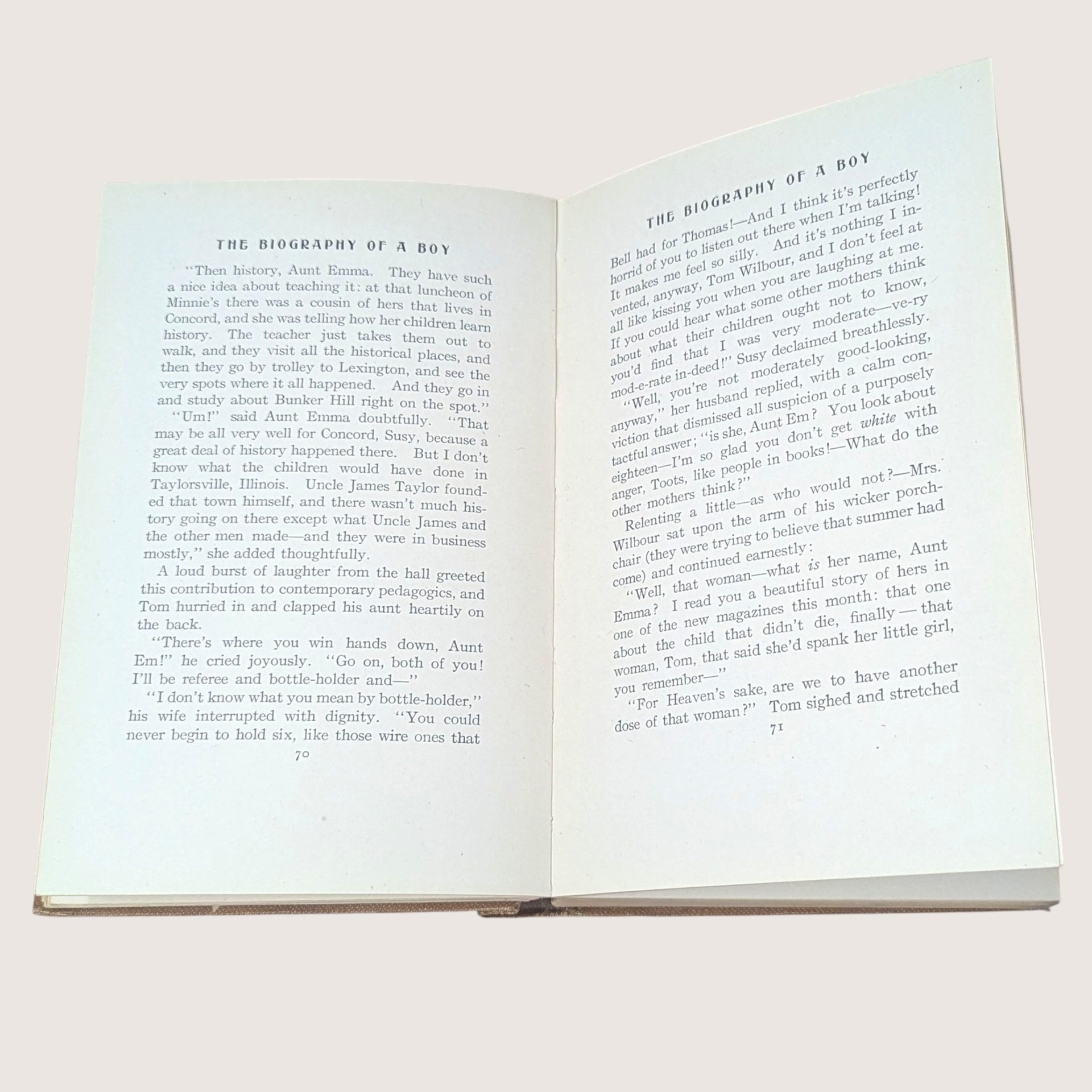 1910 The Biography of a Boy Josephine Daskam Bacon Rose ONeill Hardcover Book