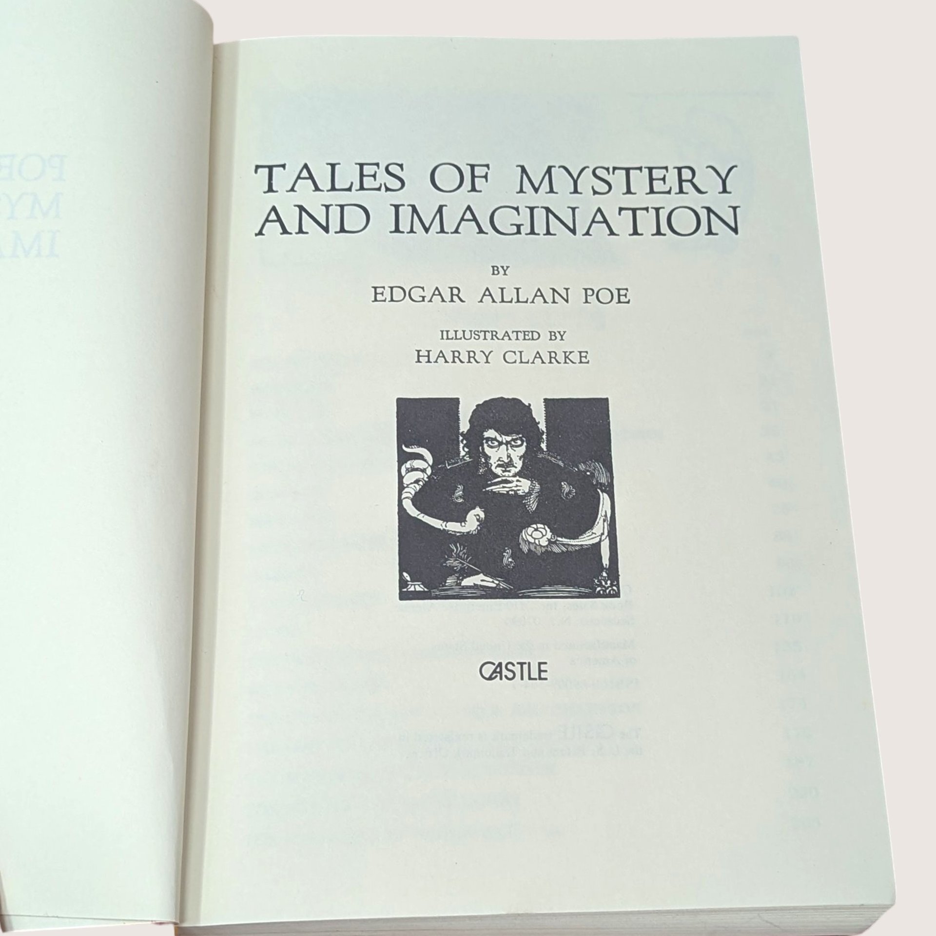 1980 Tales of Mystery and Imagination Edgar Allan Poe Harry Clarke Hardcover