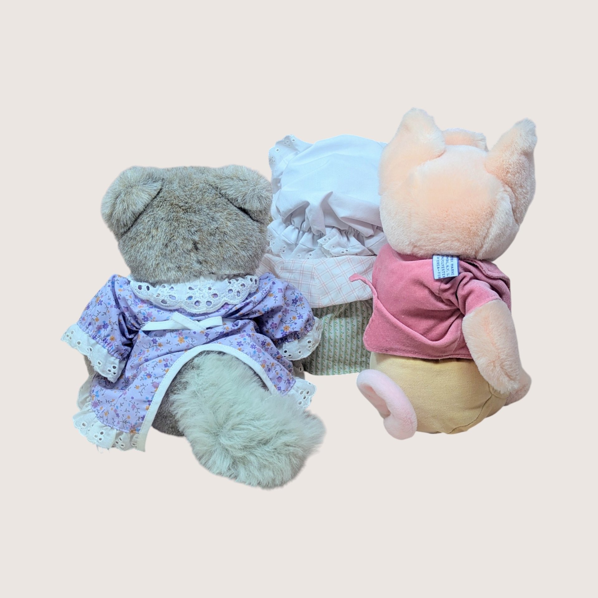 Vintage Beatrix Potter Eden Frederick Warne Plush Set