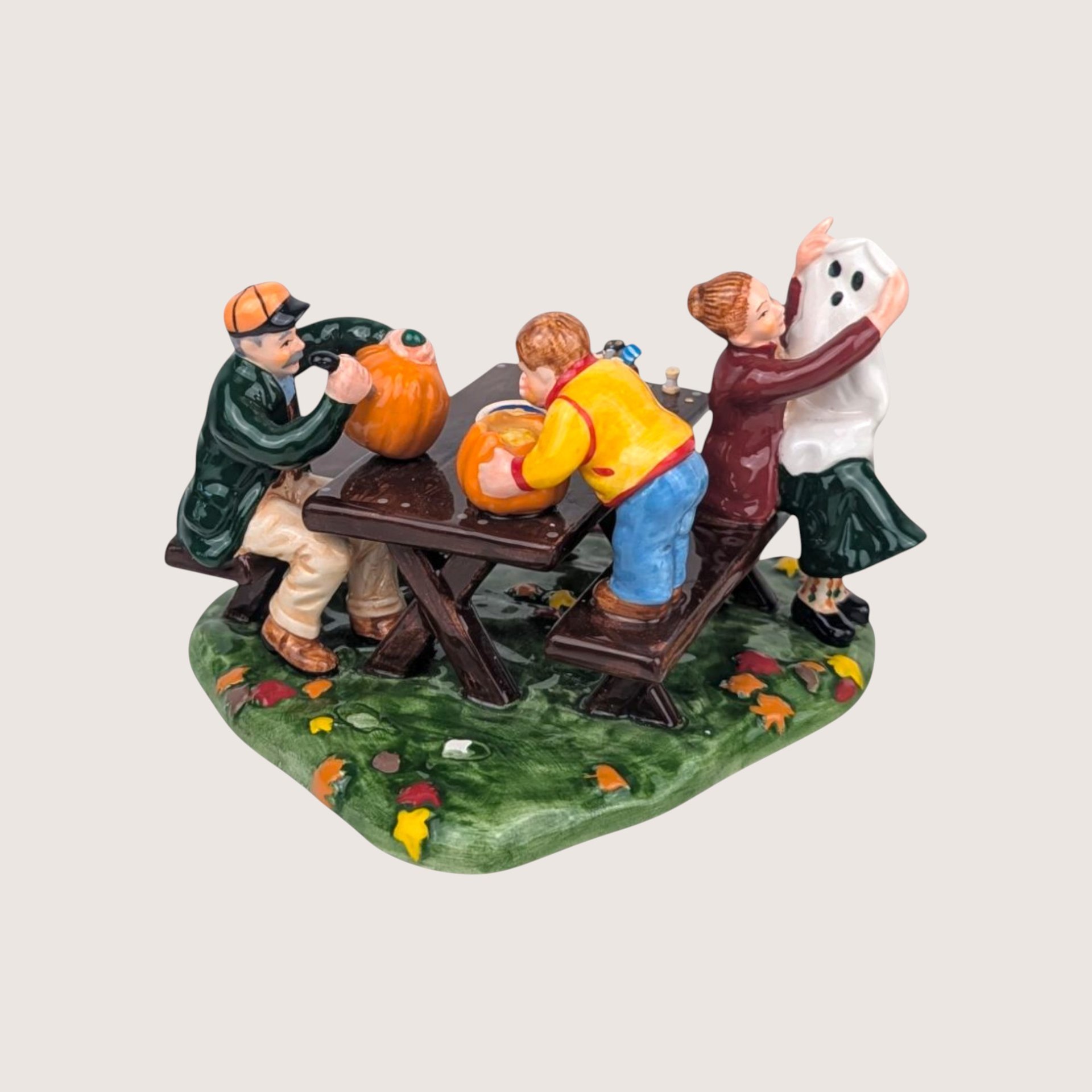 1999 Dept. 56 Preparing for Halloween 2 Piece Figurine Set