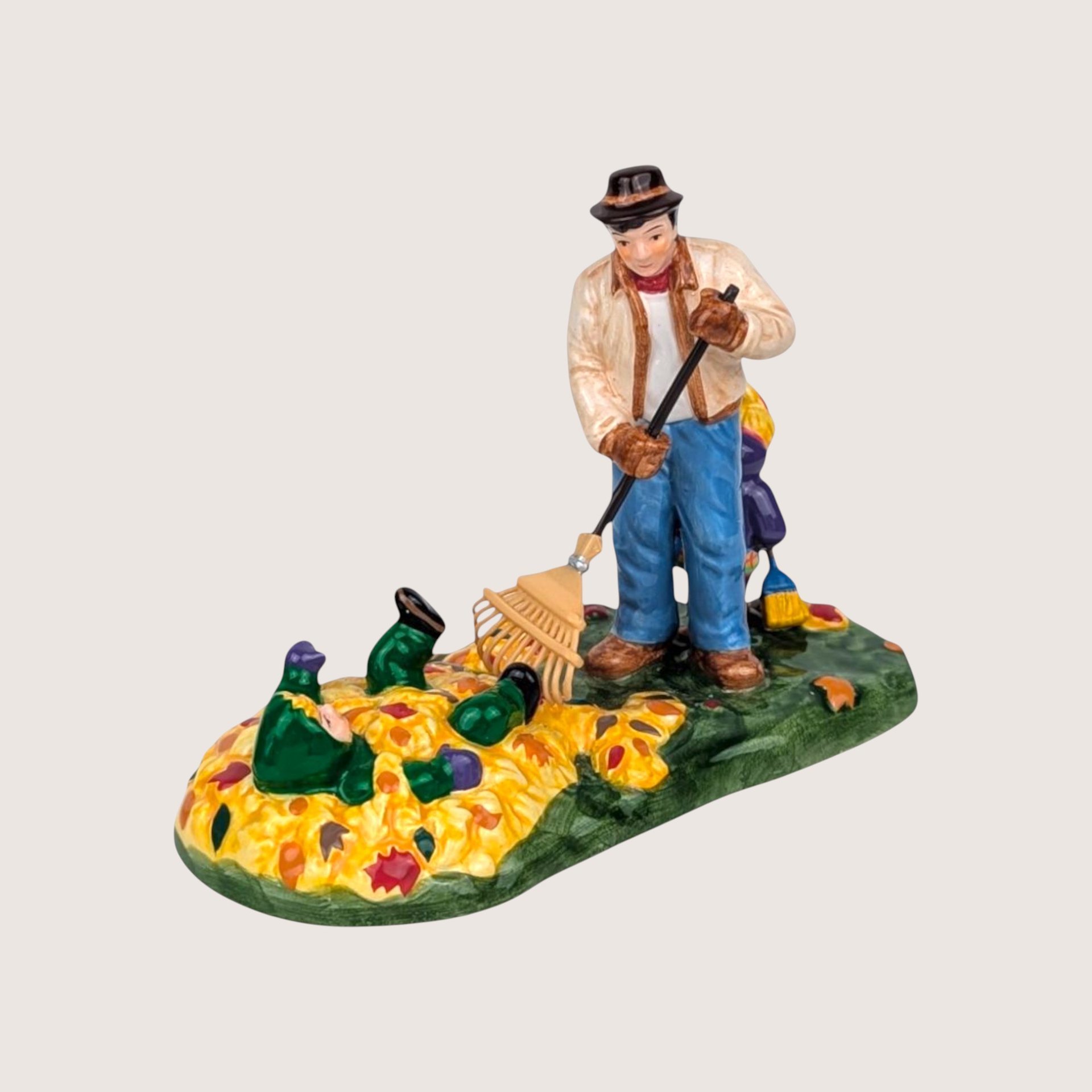 1999 Dept. 56 Preparing for Halloween 2 Piece Figurine Set