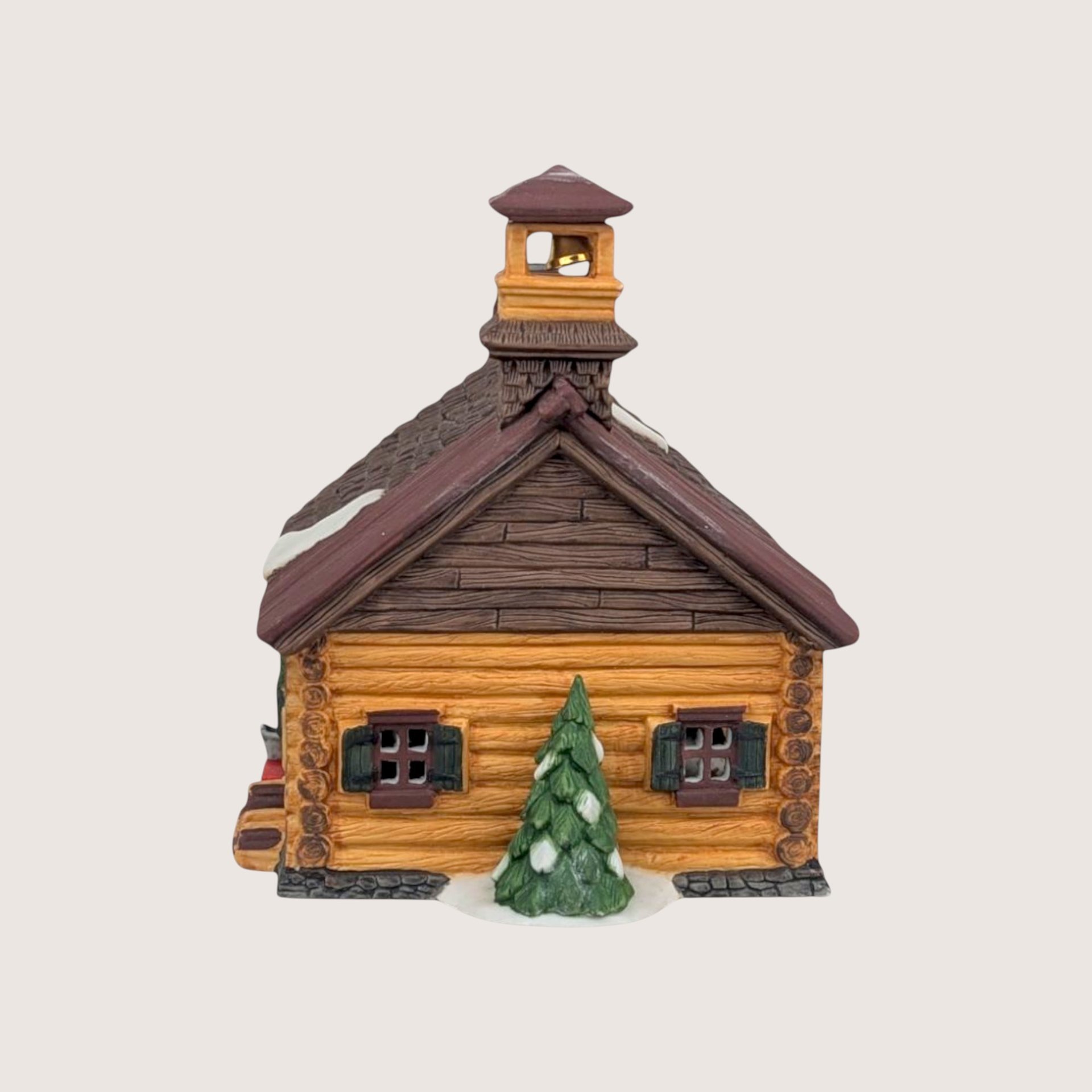 1990 Dept 56 Sleepy Hollow School New England Village Light Up House