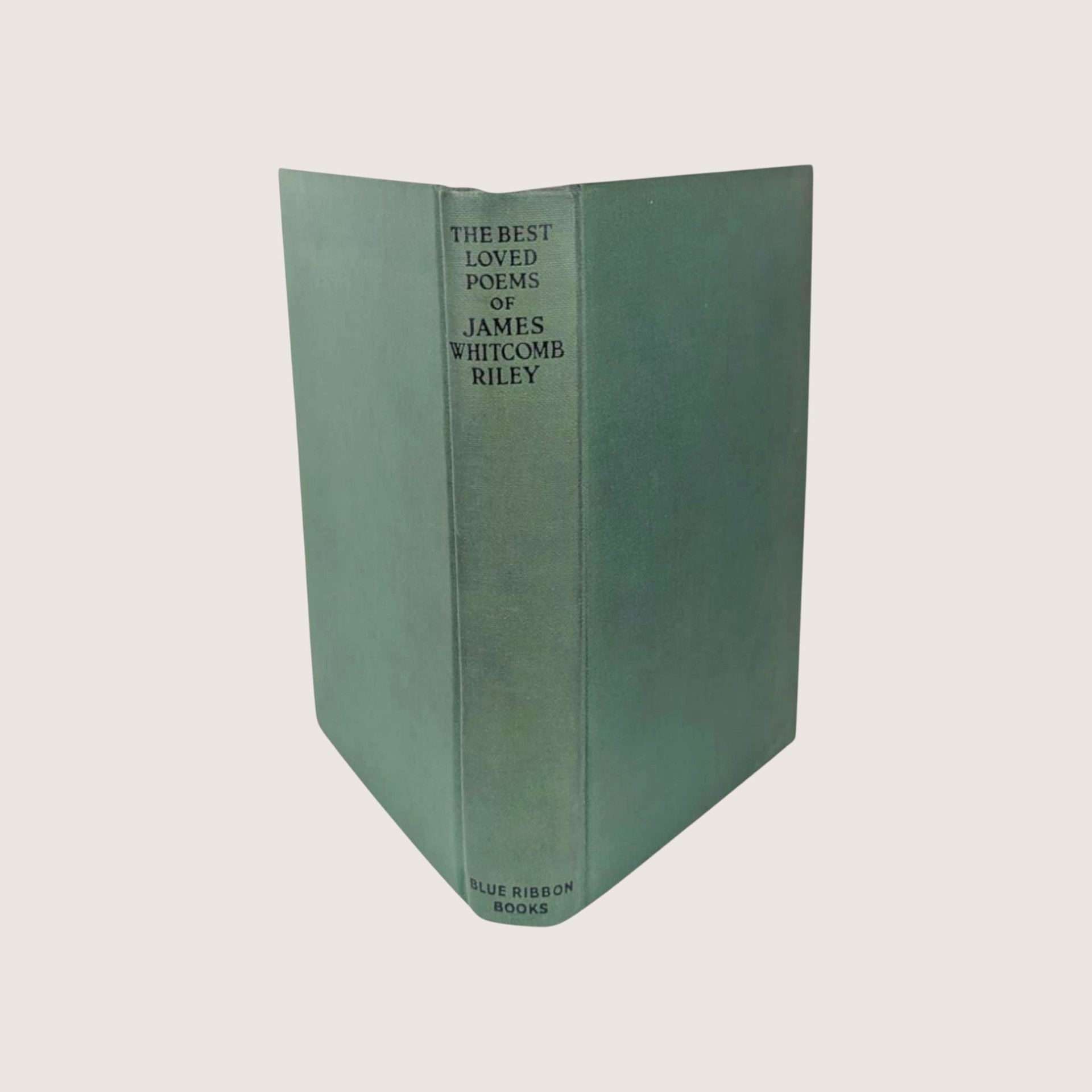 Title page of The Best Loved Poems of James Whitcomb Riley featuring illustrations by Ethel Franklin Betts.