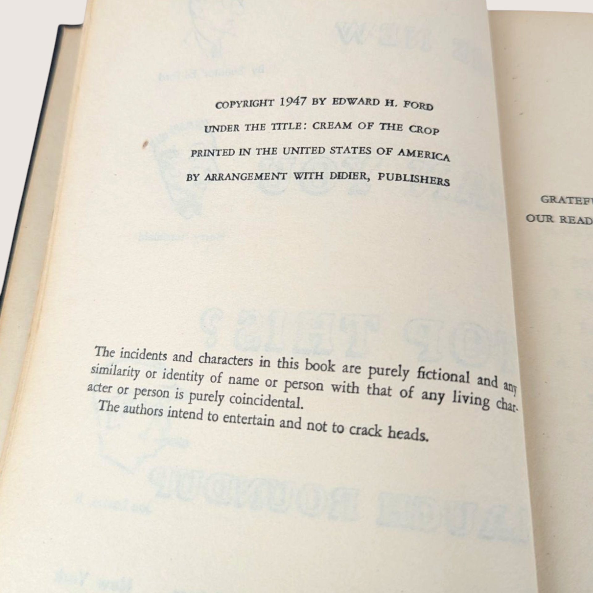 1947 Grosset and Dunlap The New Can You Top This Hardcover Book