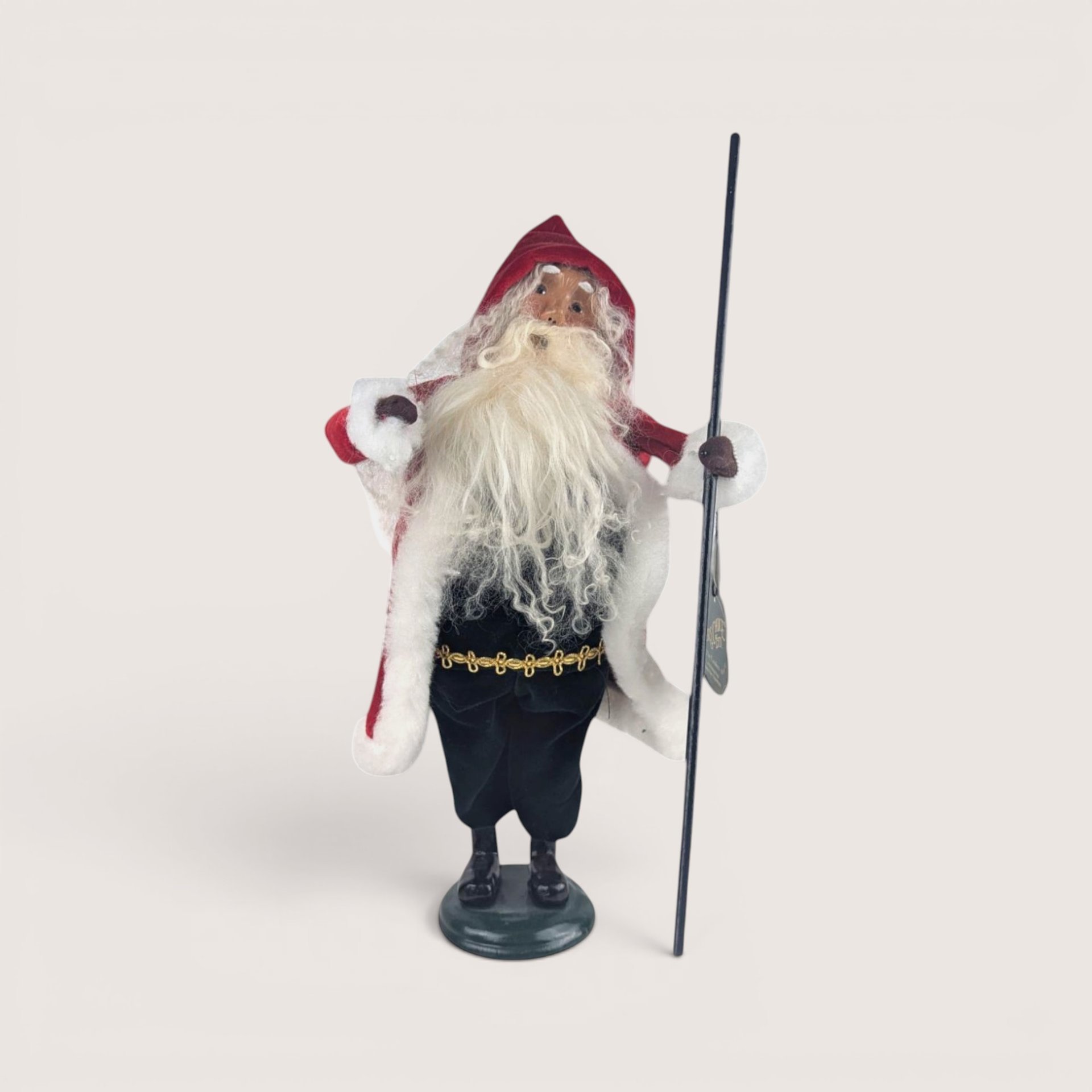 1999 Byers Choice Red Victorian Santa Caroler Figure