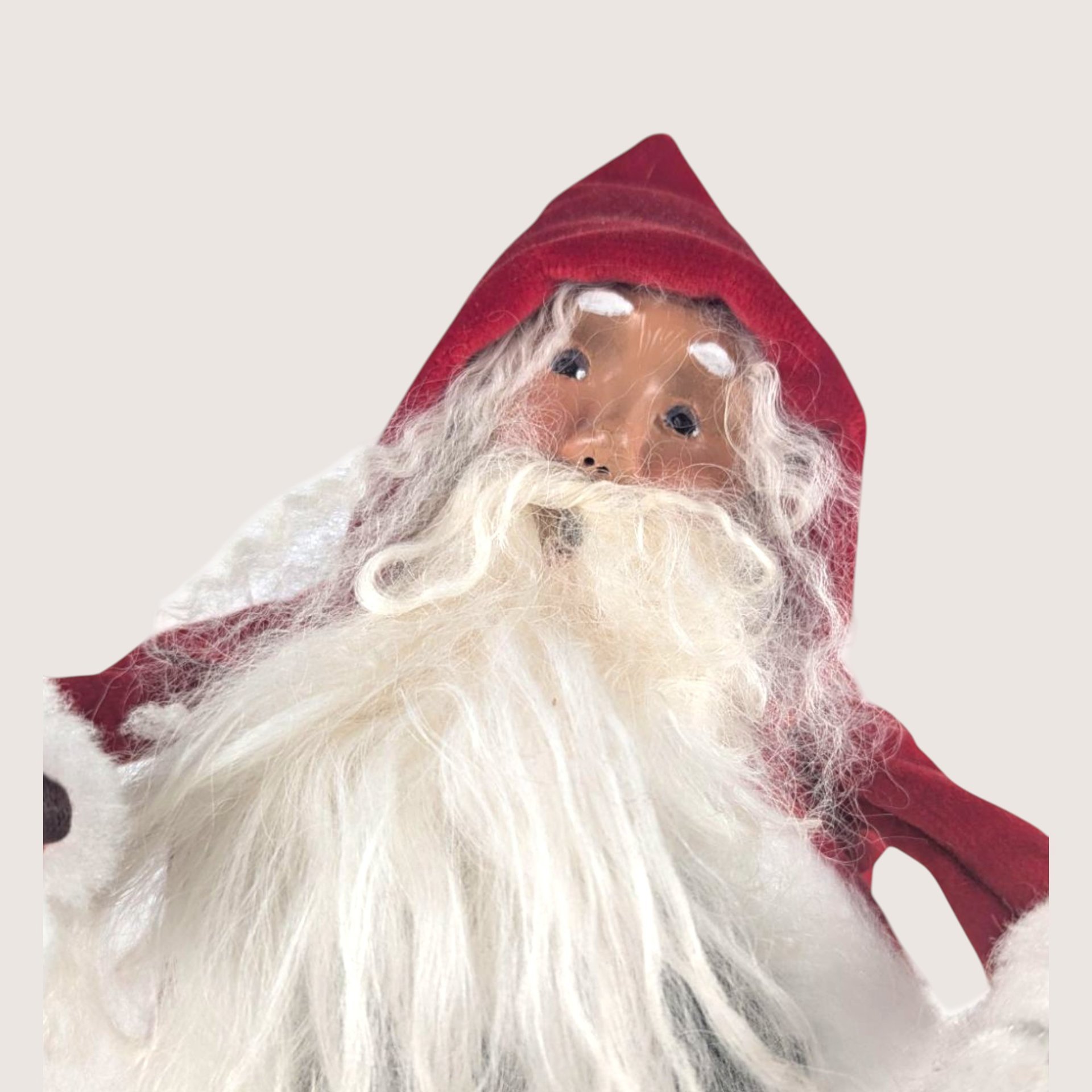 1999 Byers Choice Red Victorian Santa Caroler Figure