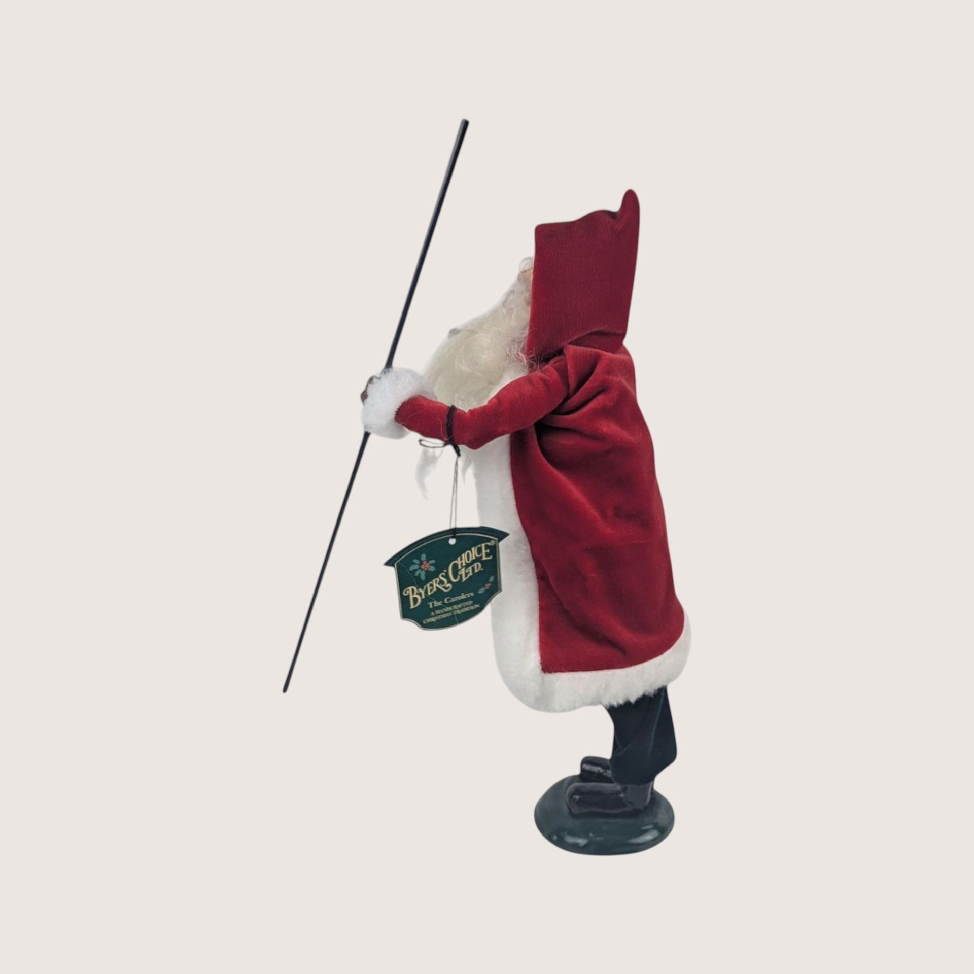 1999 Byers Choice Red Victorian Santa Caroler Figure
